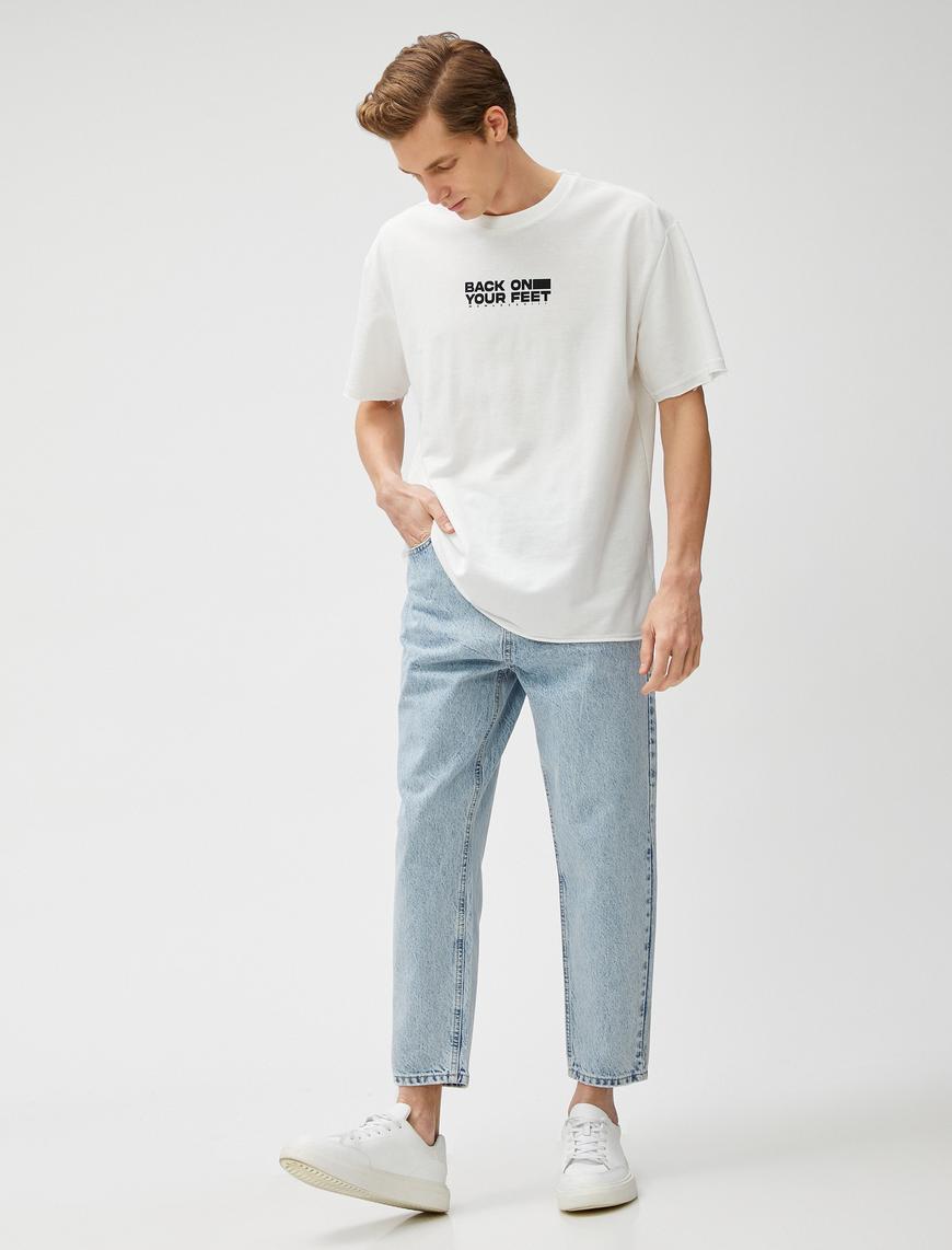   Loose Fit Kot Bol Pantolon - Steve Jean