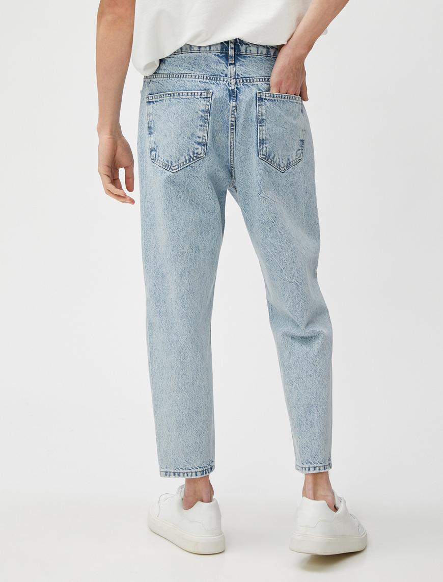   Loose Fit Kot Bol Pantolon - Steve Jean