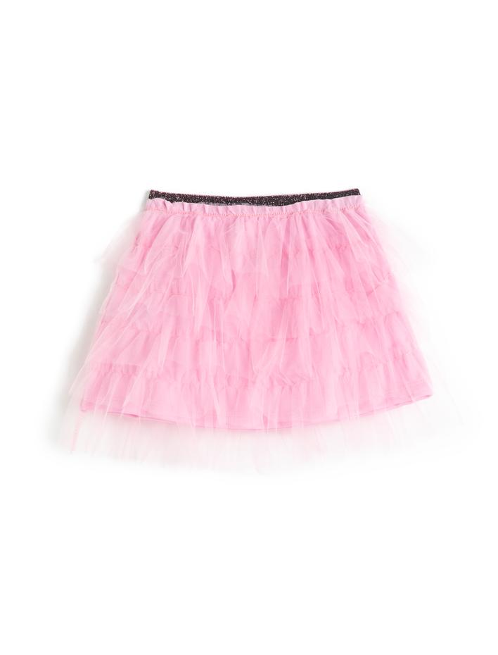 Kız Çocuk Tütü Etek Beli Lastikli Katlı Astarlı