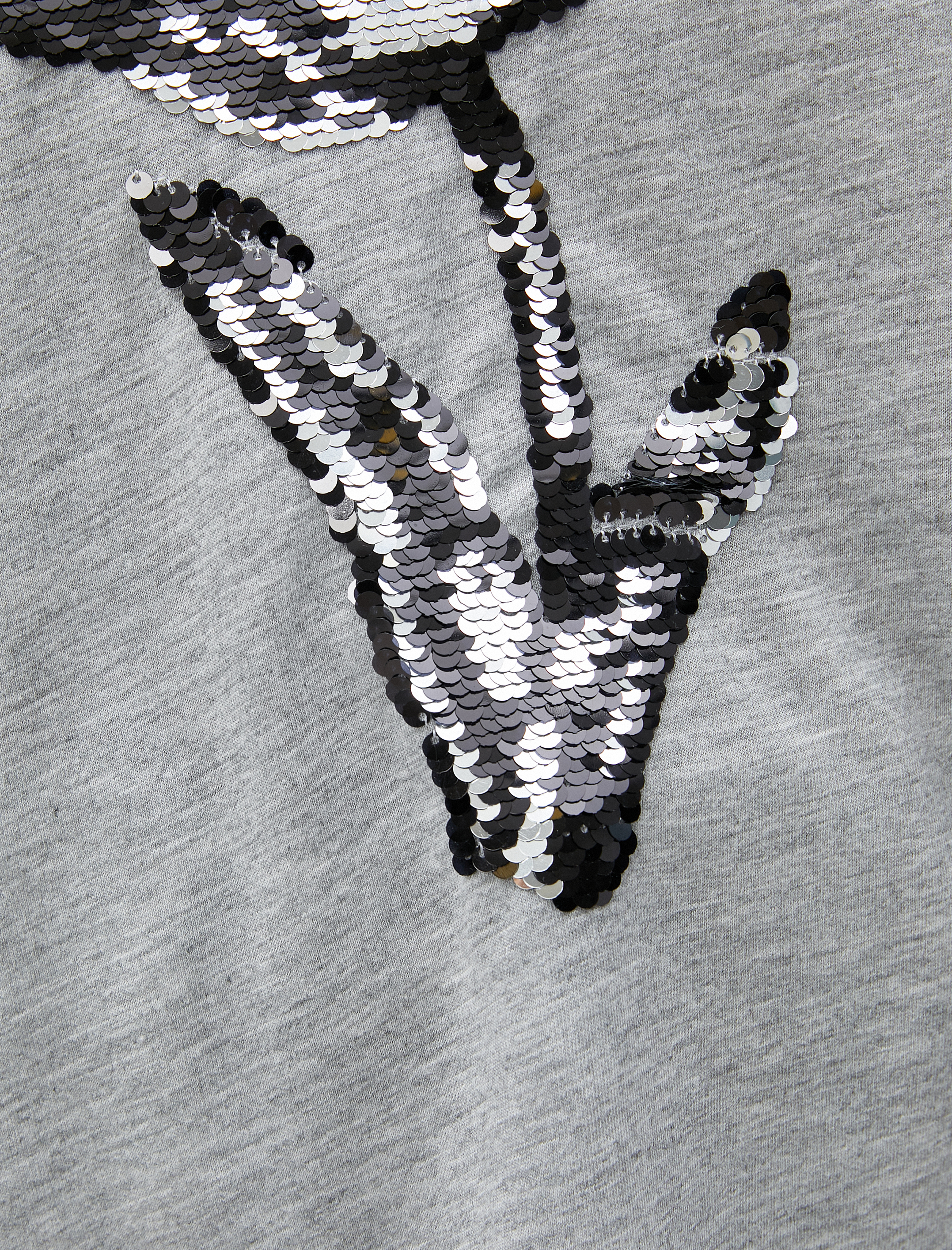   Payetli Tişört Kısa Kollu