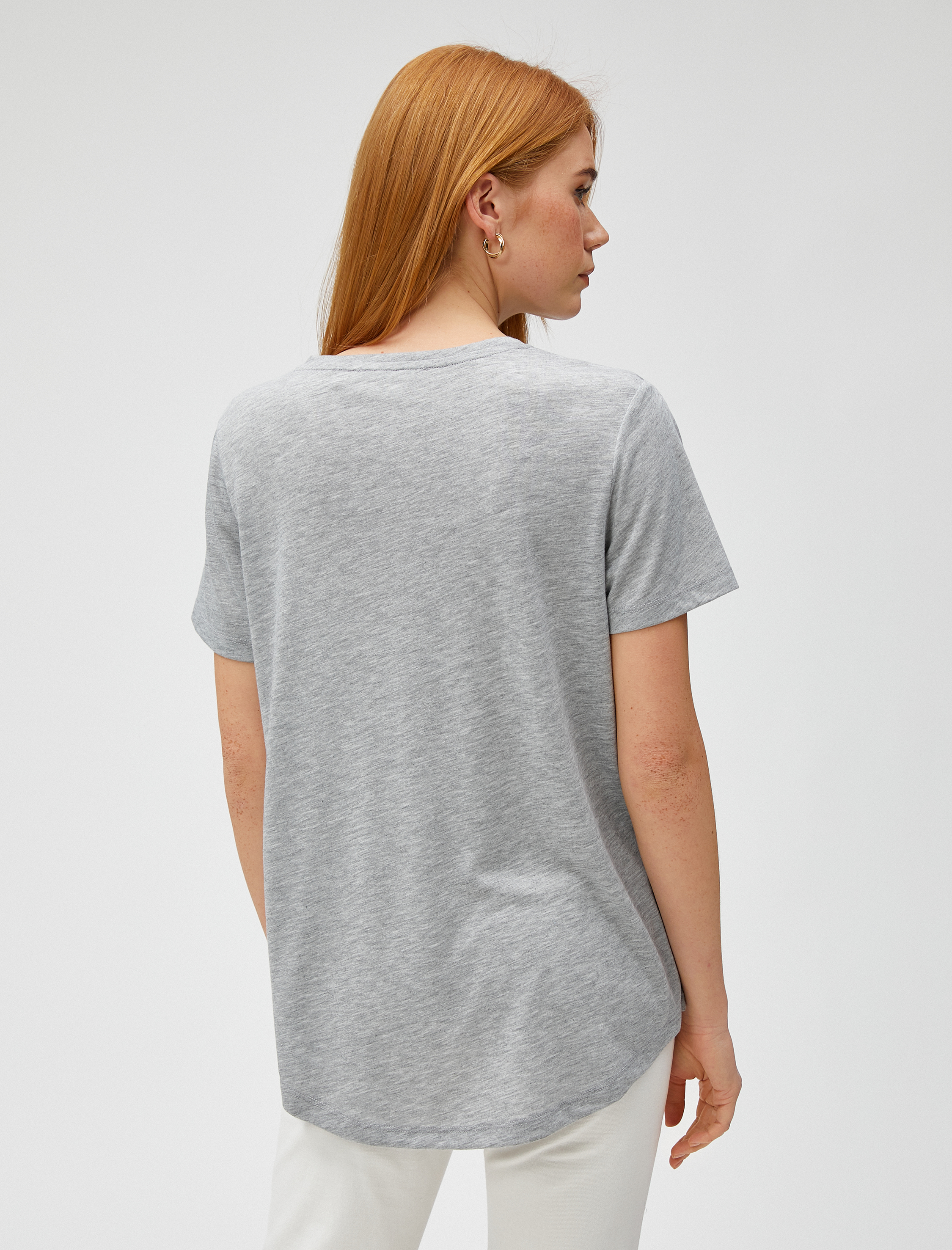   Payetli Tişört Kısa Kollu