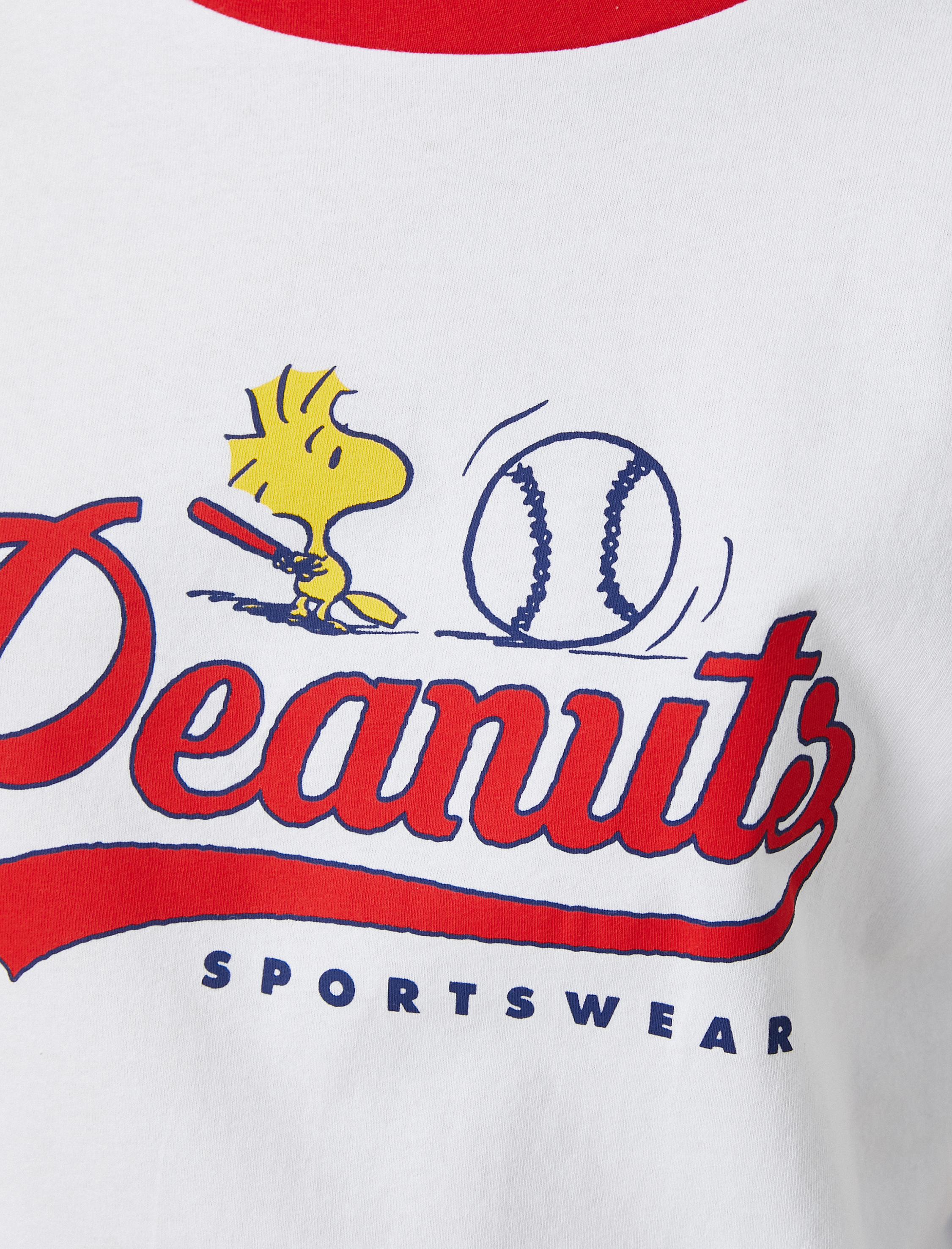 Crop Tişört Snoopy Lisanslı Baskılı Kısa Kollu Tişört