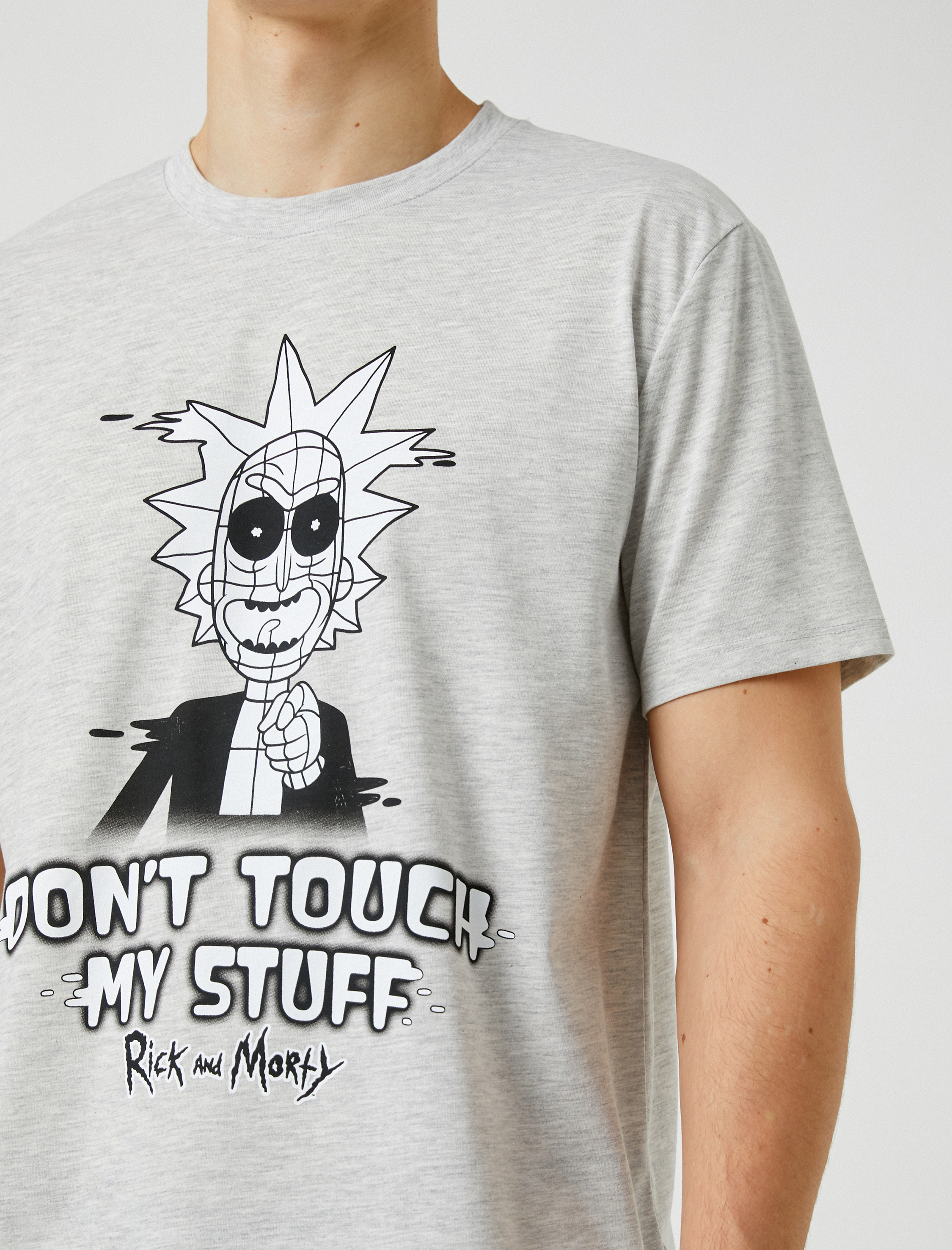   Rick and Morty Oversize Tişört Lisanslı Baskılı
