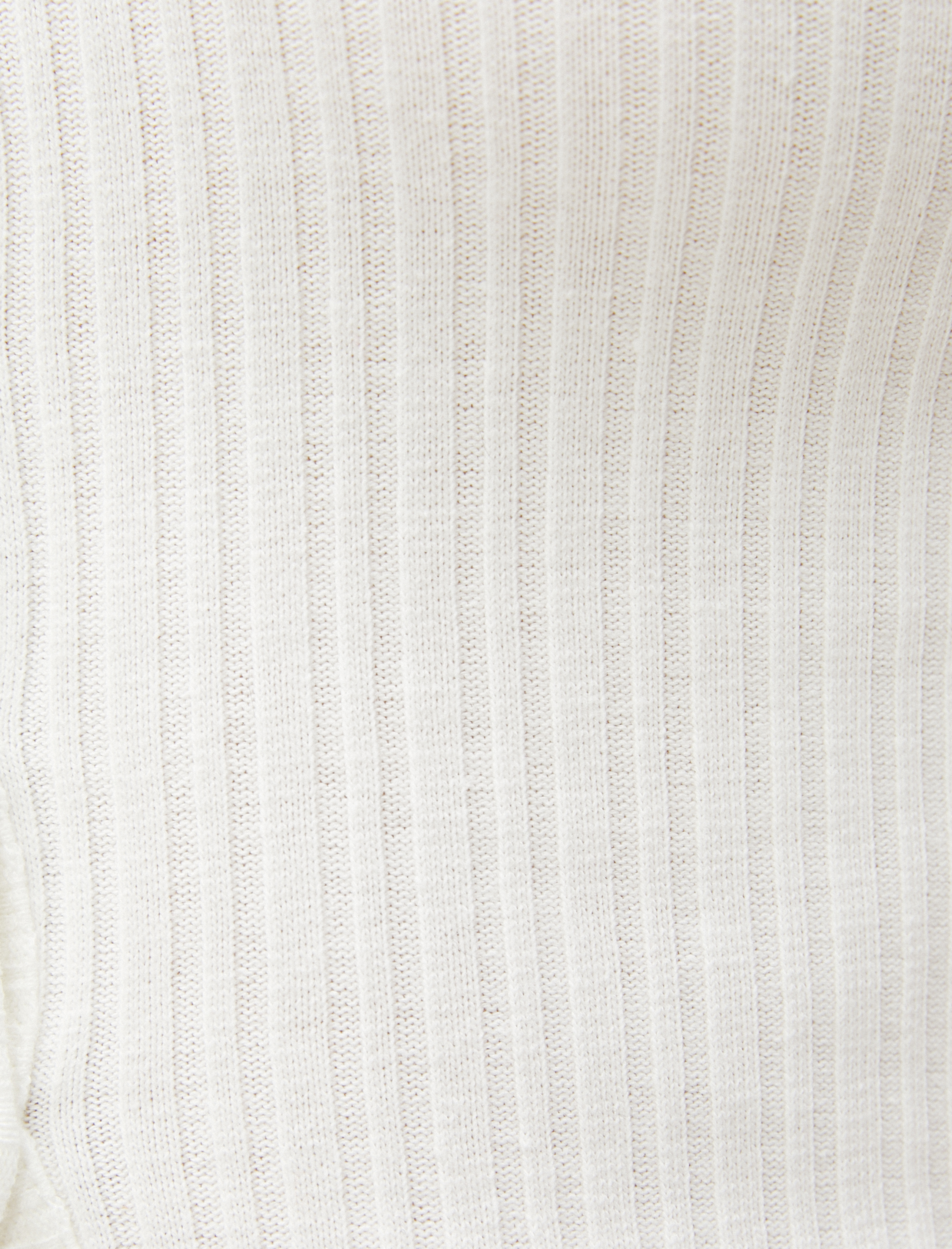   Crop Tişört V Yaka Kısa Kollu Düğmeli