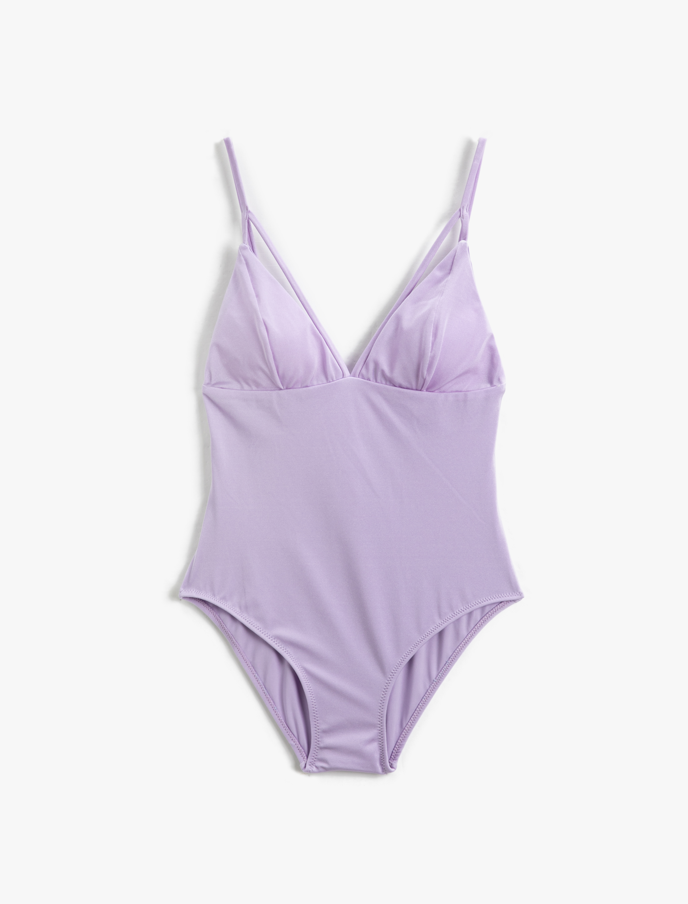   İnce Askılı Mayo Biye Detaylı Kaplı