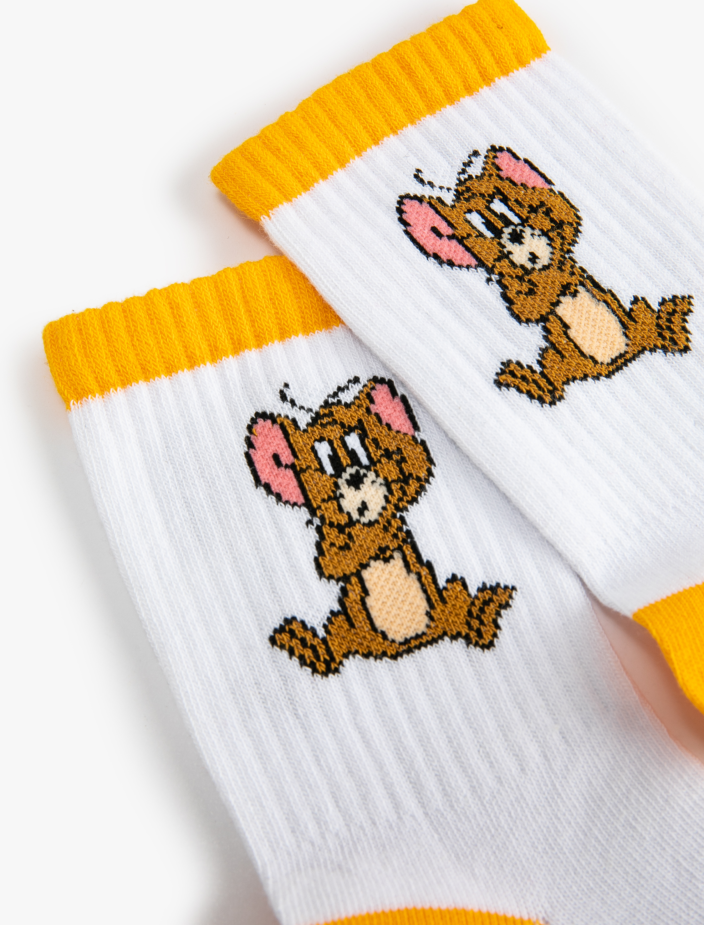  Erkek Çocuk Tom ve Jerry Baskılı Çorap Lisanslı