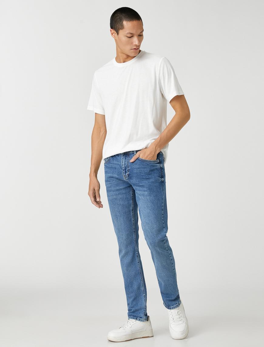   Slim Fit Kot Pantolon - Brad Jean