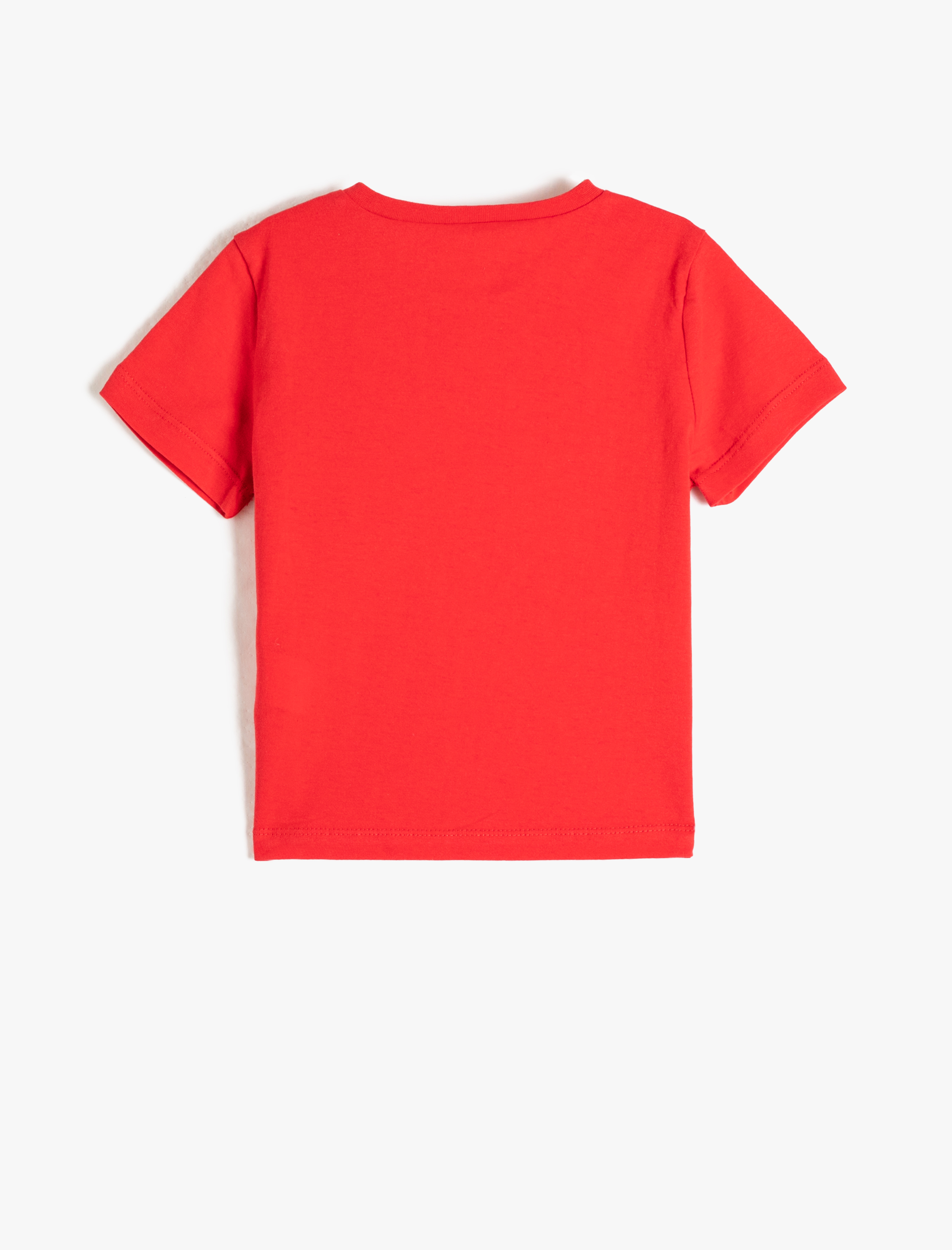 Kız Çocuk Tişört Kısa Kollu Baskılı Pul Payet İşlemeli Pamuklu