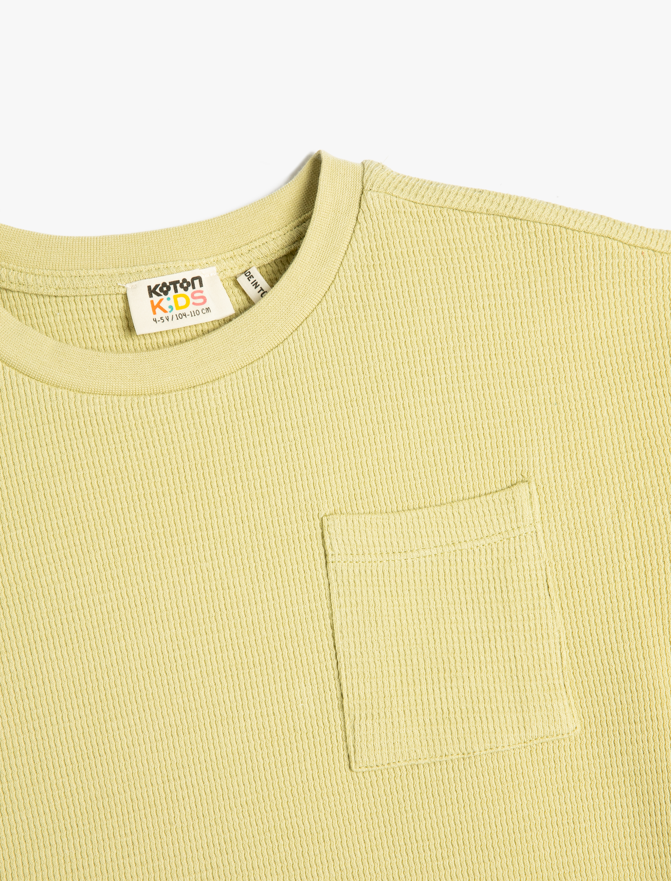  Erkek Çocuk Basic Tişört Kısa Kollu Bisiklet Yaka Pamuklu