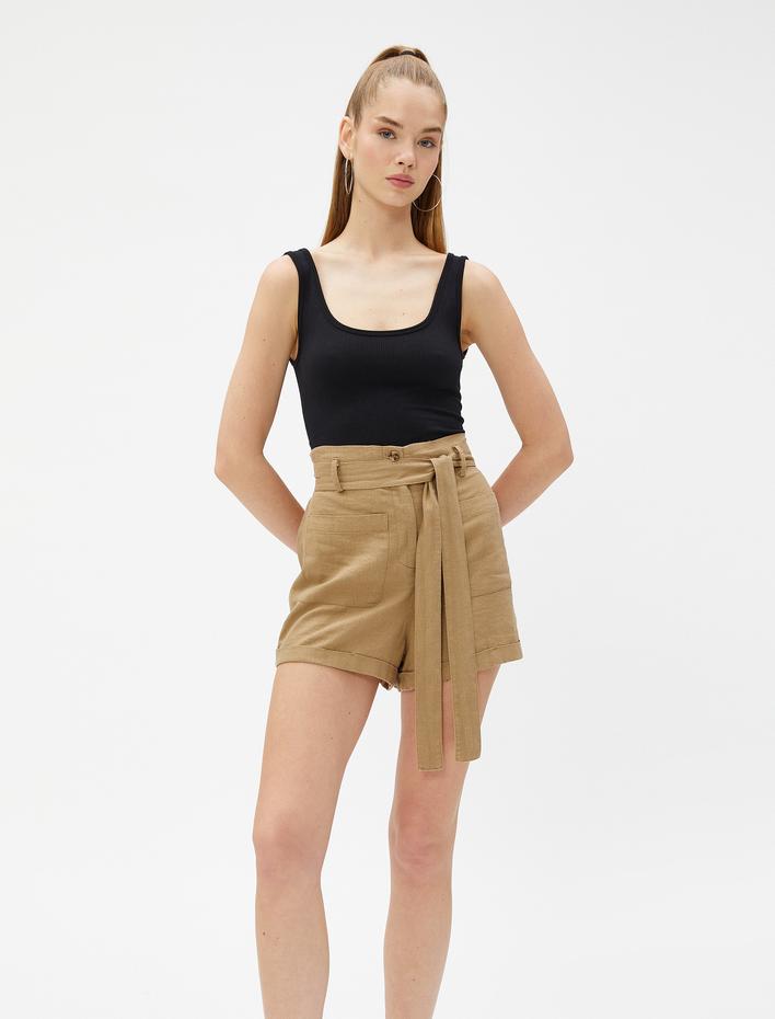  Basic Fitilli Crop Atlet U Yaka