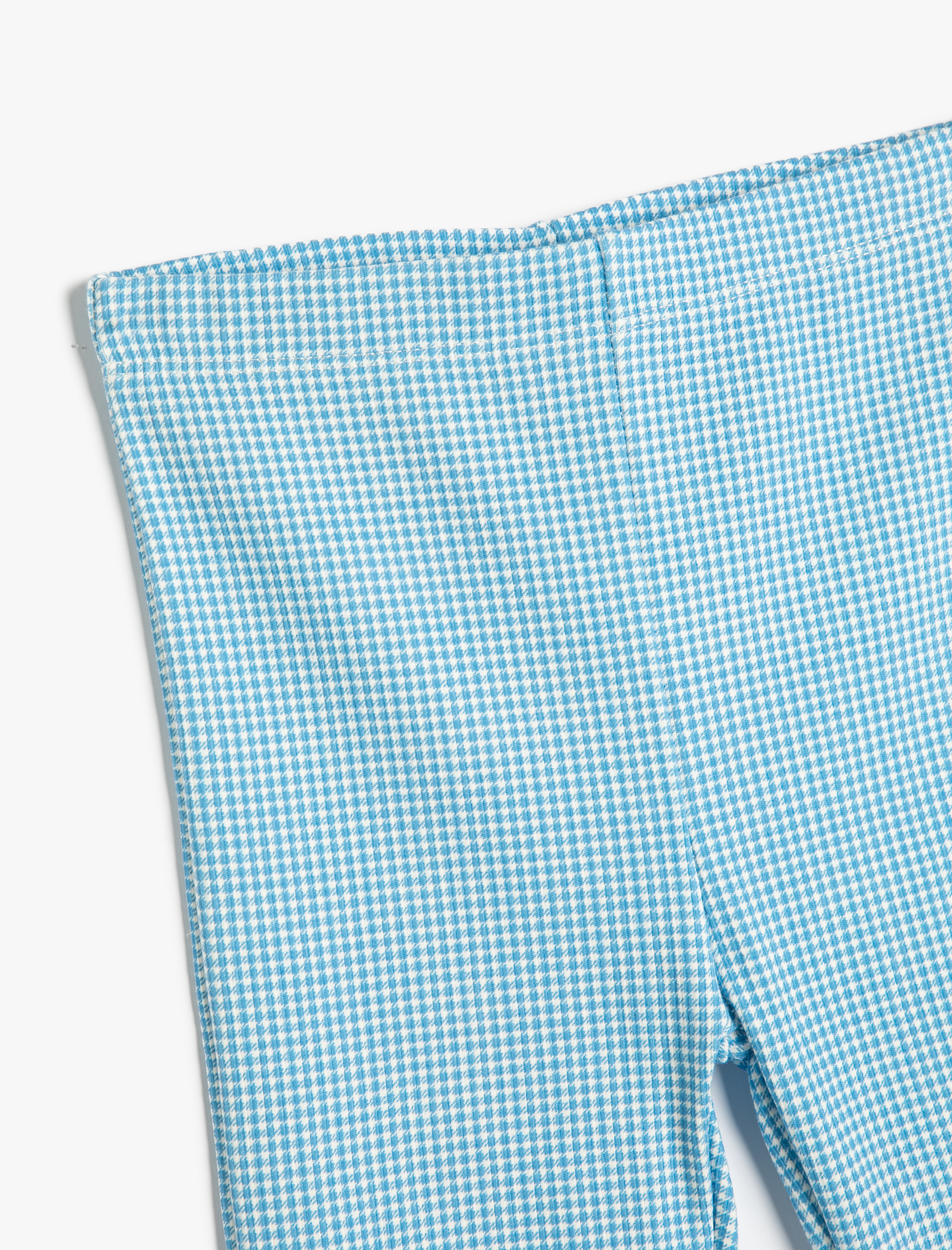  Kız Çocuk Biker Tayt Beli Lastikli Fitilli Pamuklu