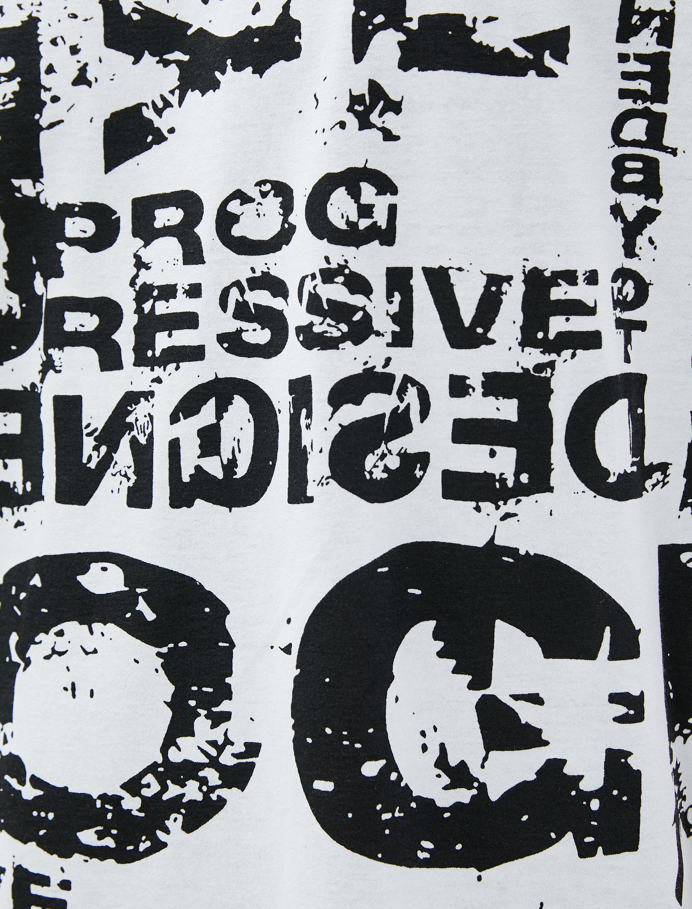   Kolsuz Atlet Slogan Baskılı Bisiklet Yaka