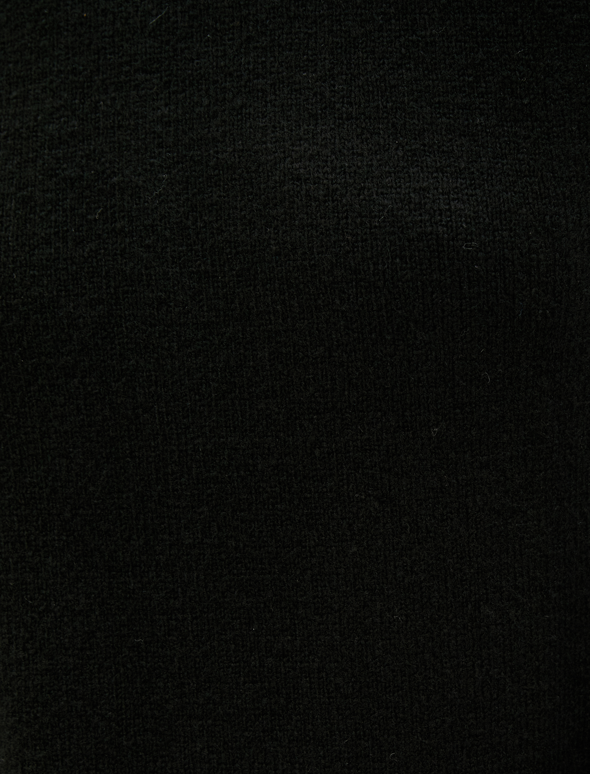   Dik Yaka Triko Kazak Uzun Kollu