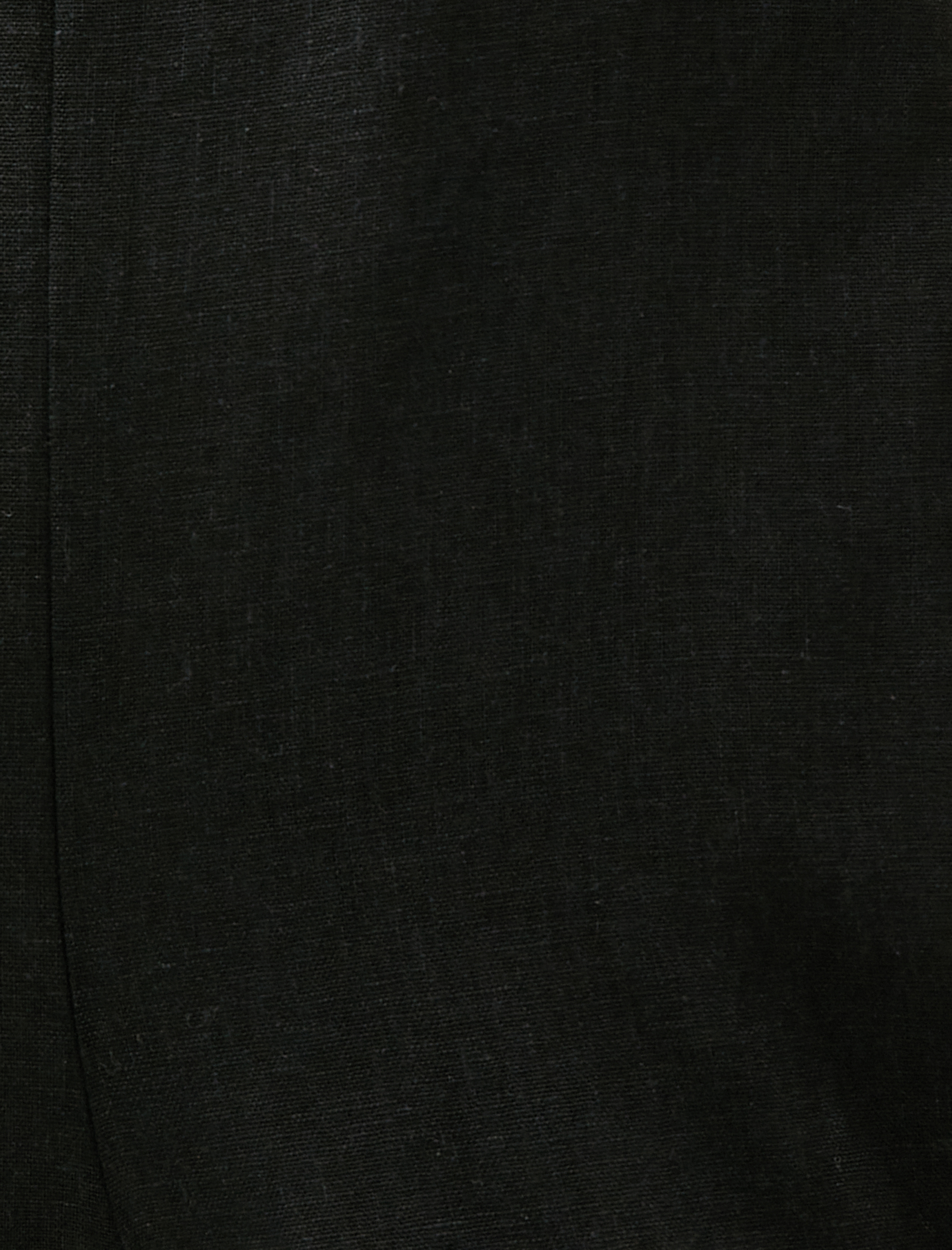   Bol Paça Tulum Askılı Kare Yaka Cepli Keten Karışımlı