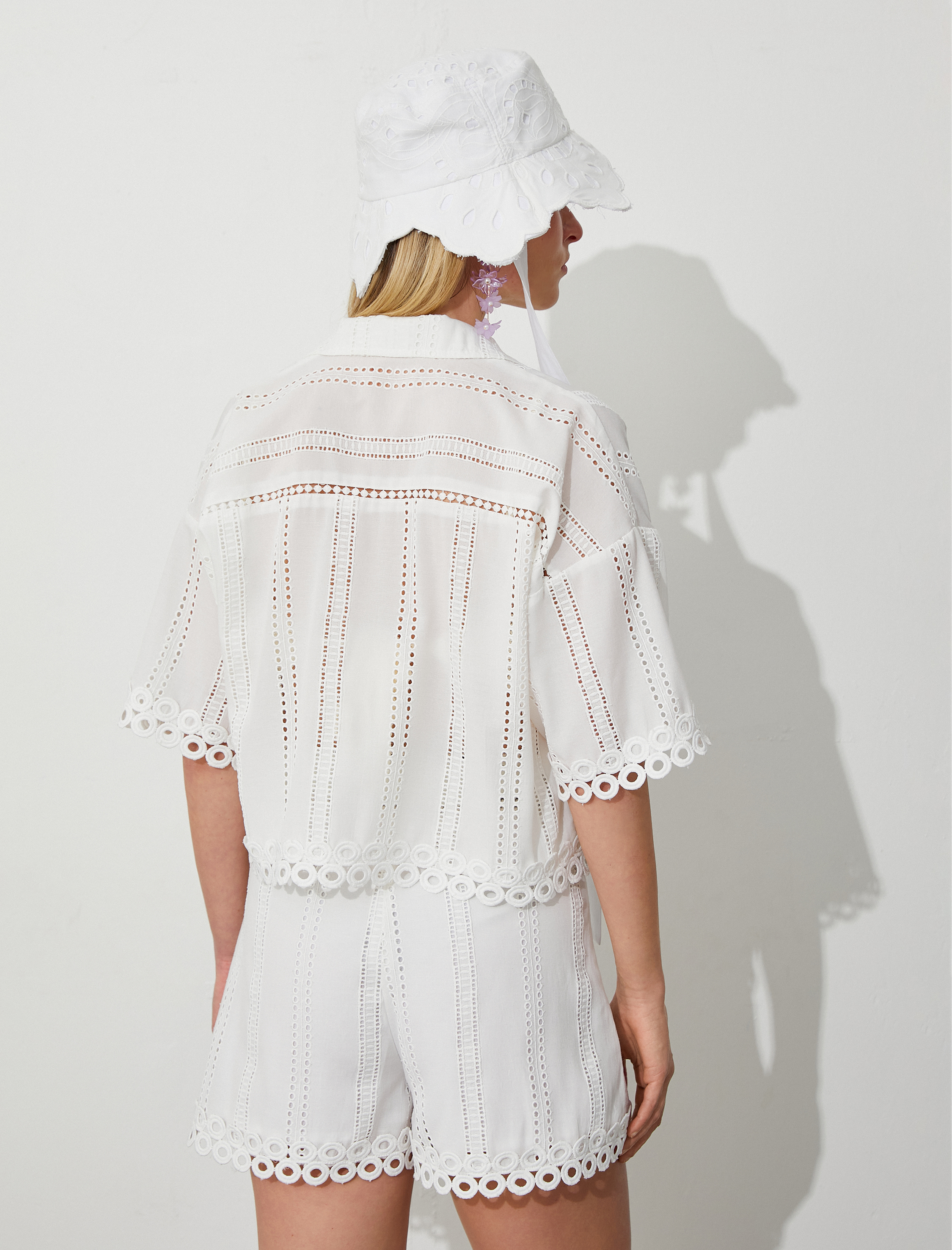 Kısa Kollu Crop Fisto Gömlek