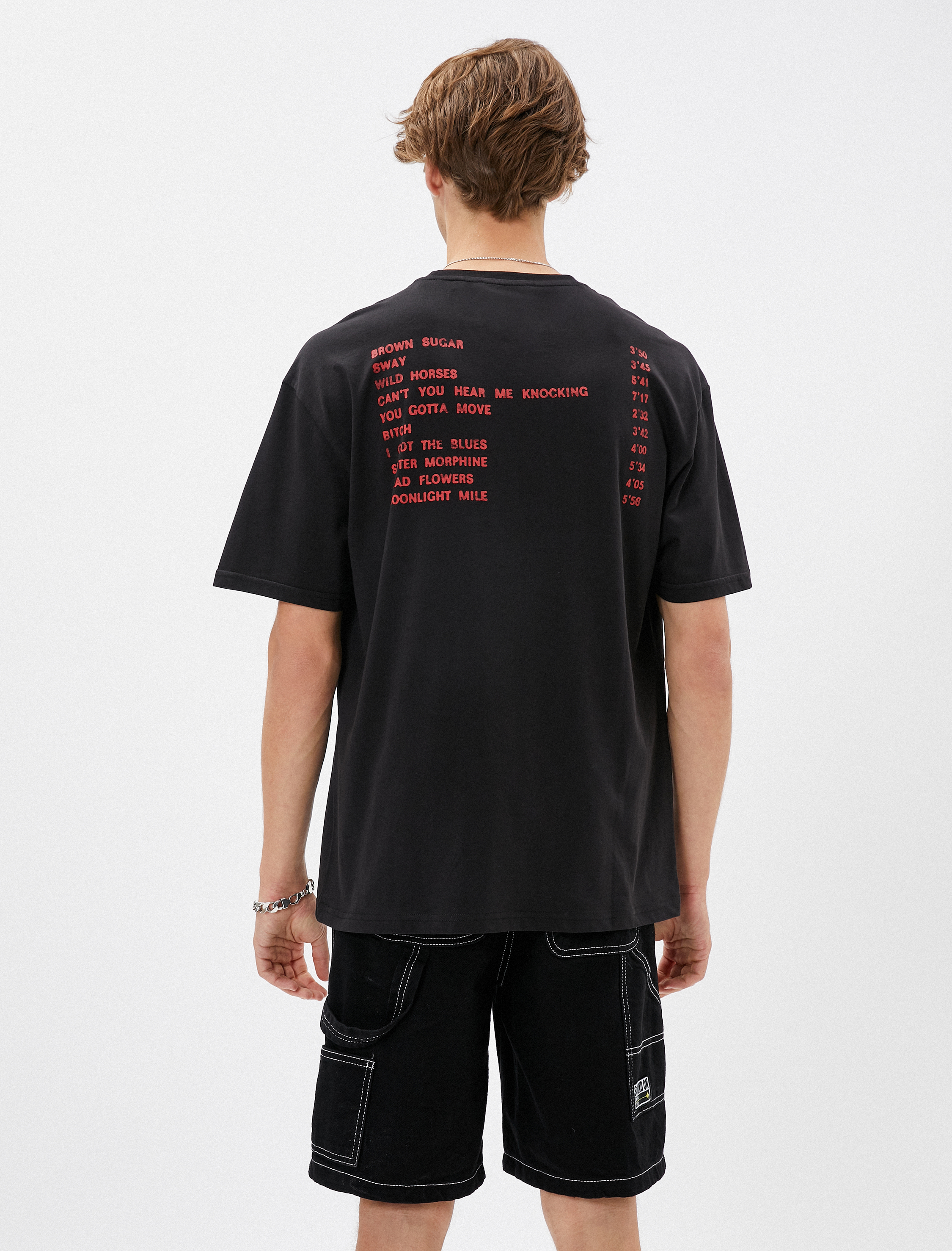   The Rolling Stones Kısa Kollu Tişört Lisanslı Baskılı