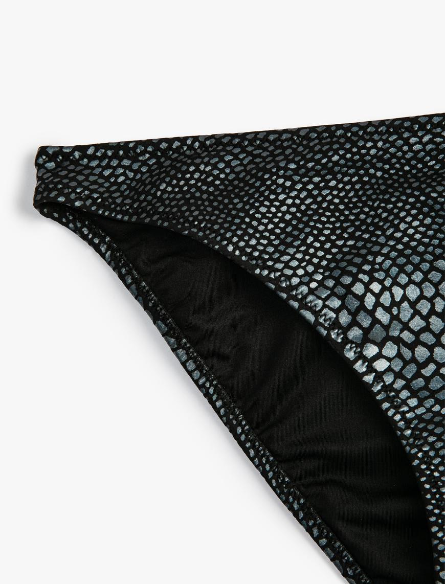   Bikini Altı Normal Bel Jakarlı Baskılı