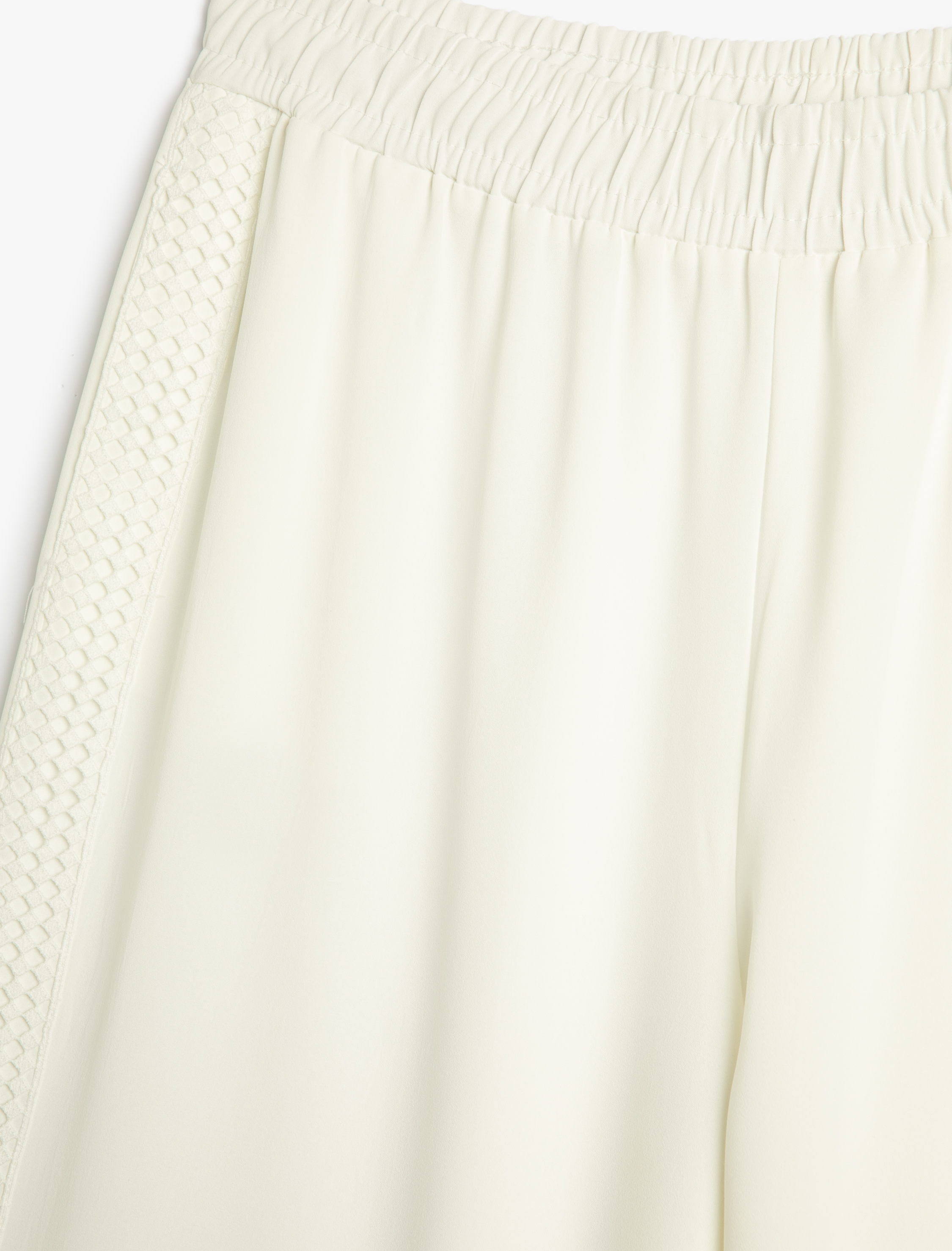   Palazzo Plaj Pantolonu Beli Lastikli Şerit Detaylı