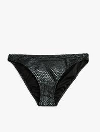 Bikini Altı Normal Bel Jakarlı Baskılı