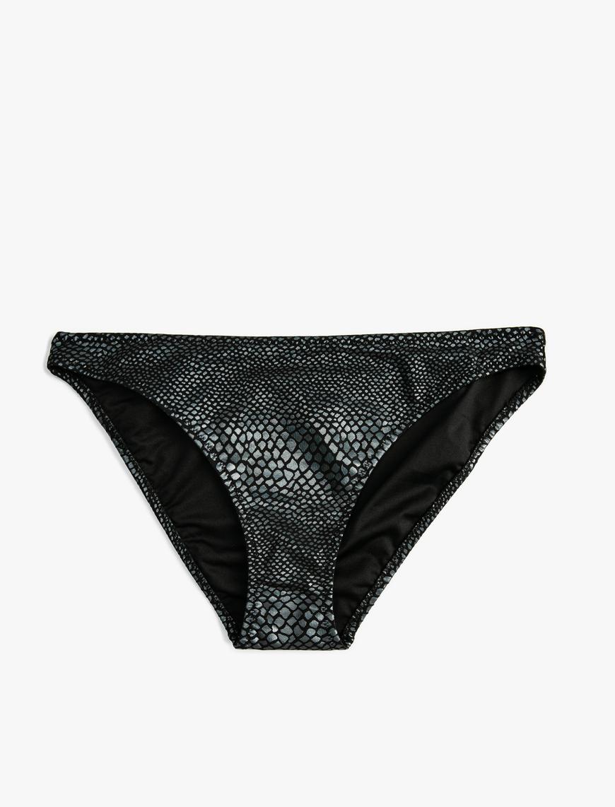   Bikini Altı Normal Bel Jakarlı Baskılı