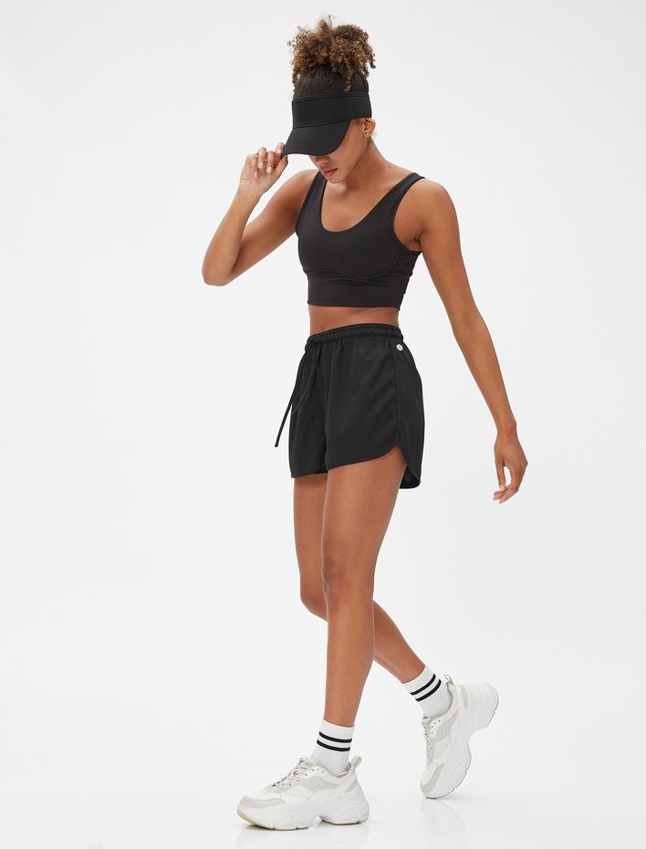  Sporcu Sütyeni Balenli Dolgusuz Slim Fit