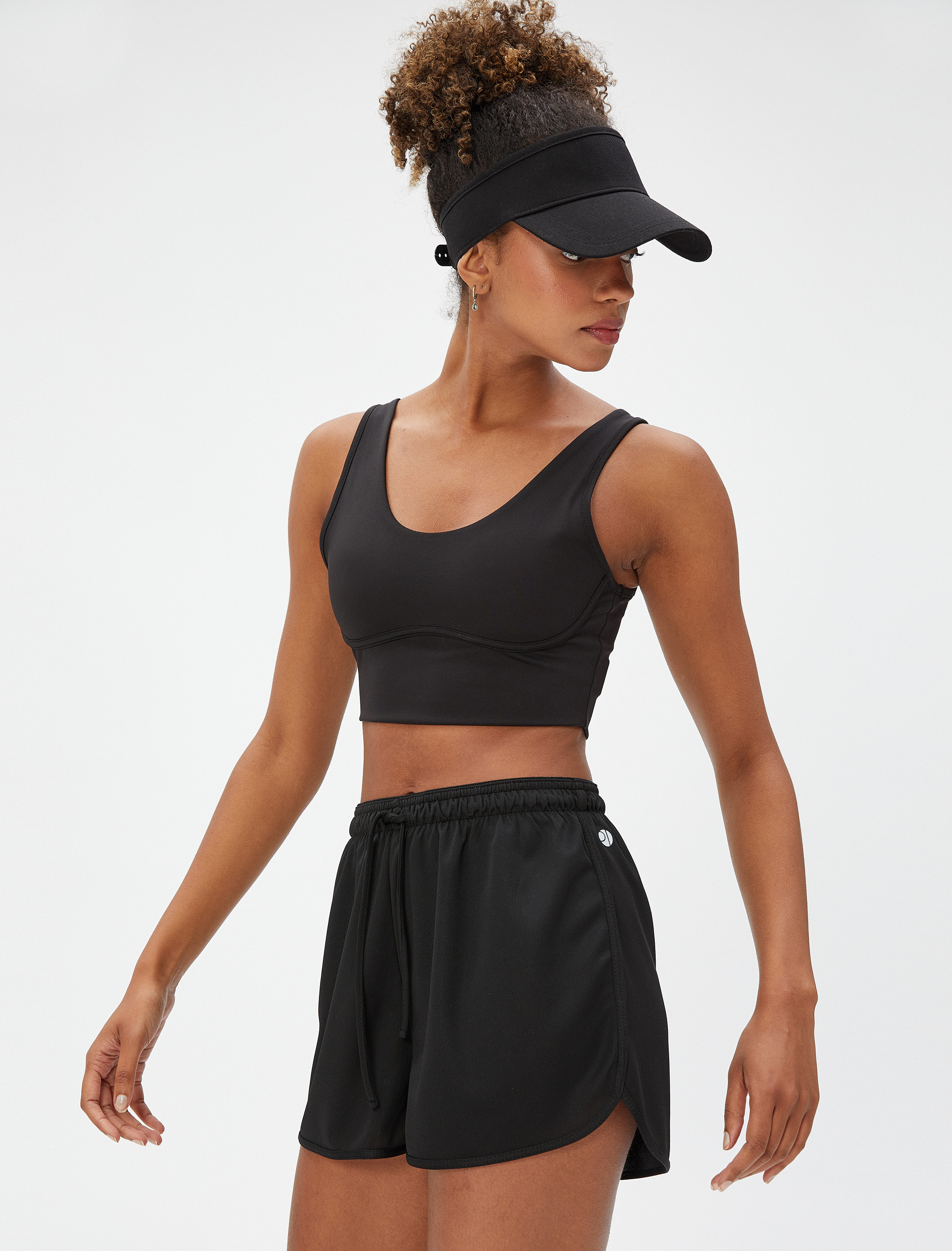   Sporcu Sütyeni Balenli Dolgusuz Slim Fit