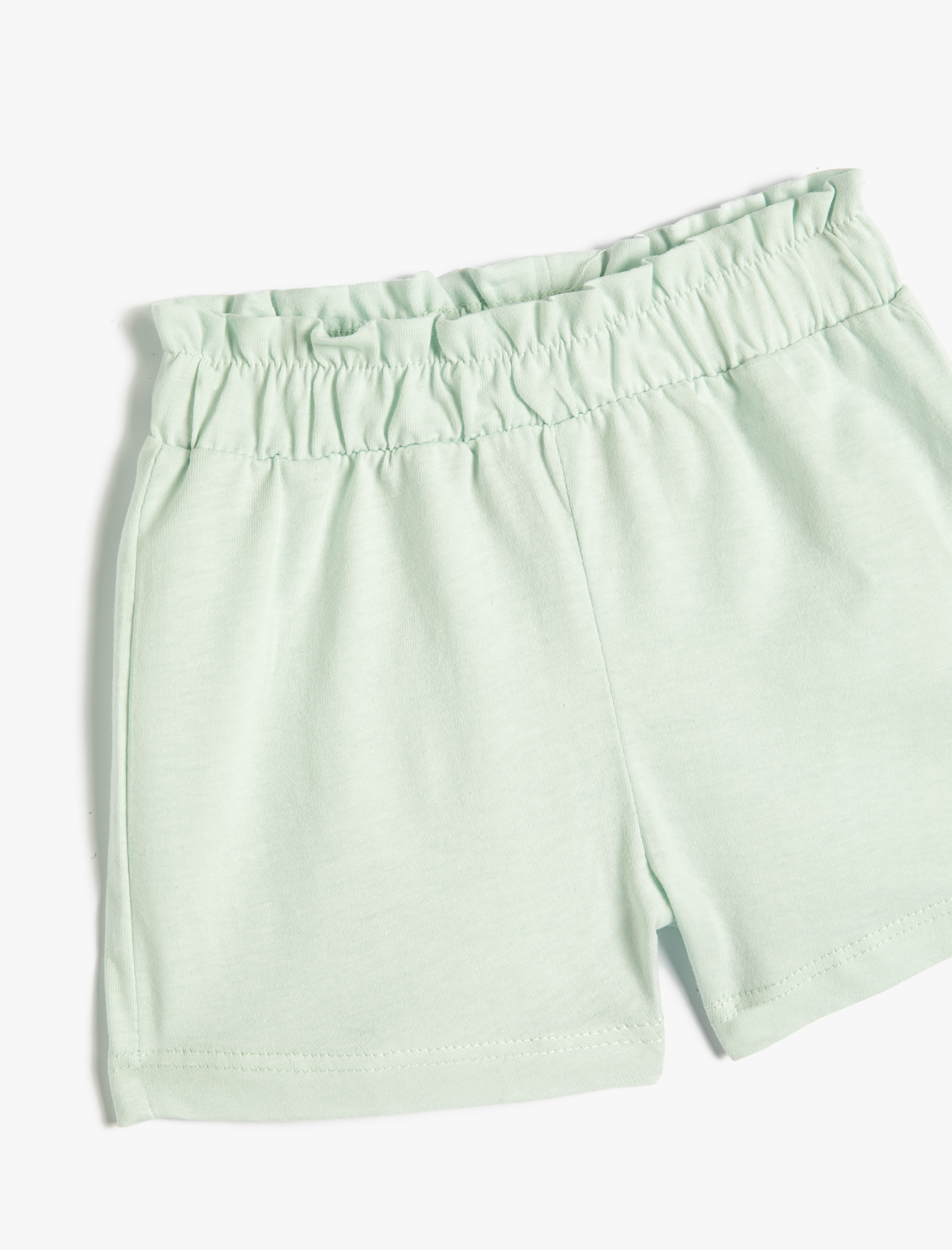  Kız Bebek Basic Şort Beli Lastikli Pamuklu