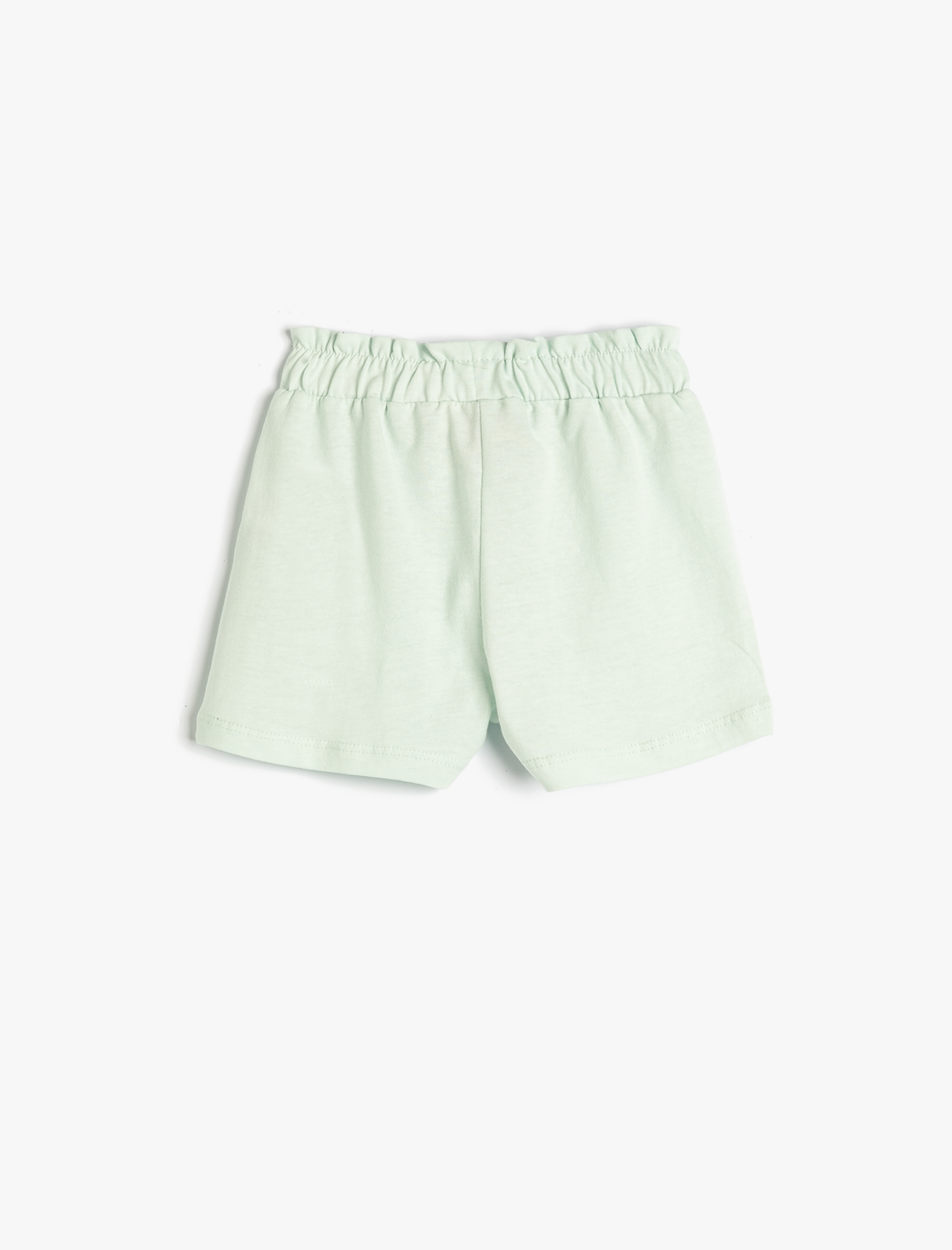  Kız Bebek Basic Şort Beli Lastikli Pamuklu