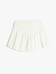 Mini Etek Ajurlu Beli Lastikli