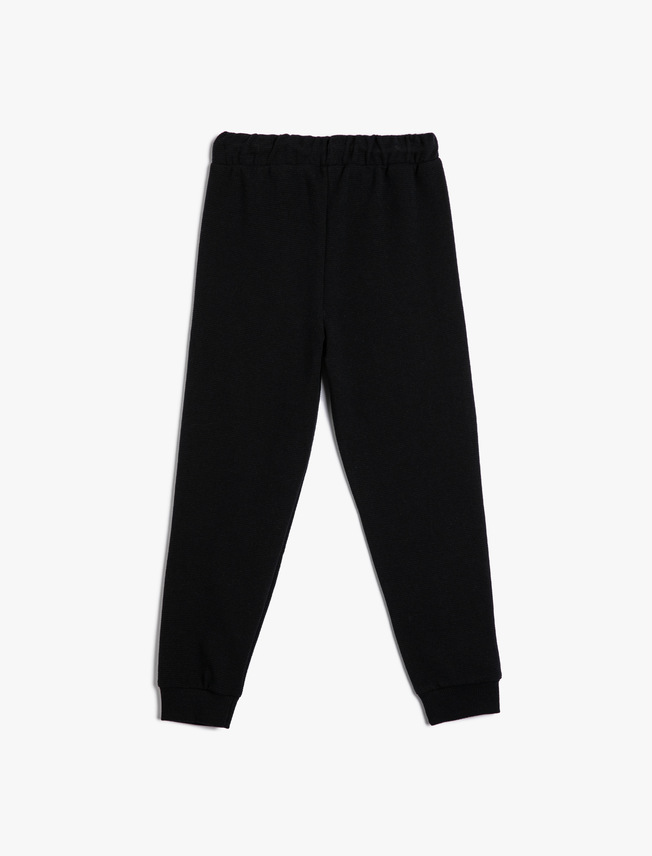  Erkek Çocuk Basic Jogger Eşofman Altı Cepli Beli Bağlamalı Dokulu