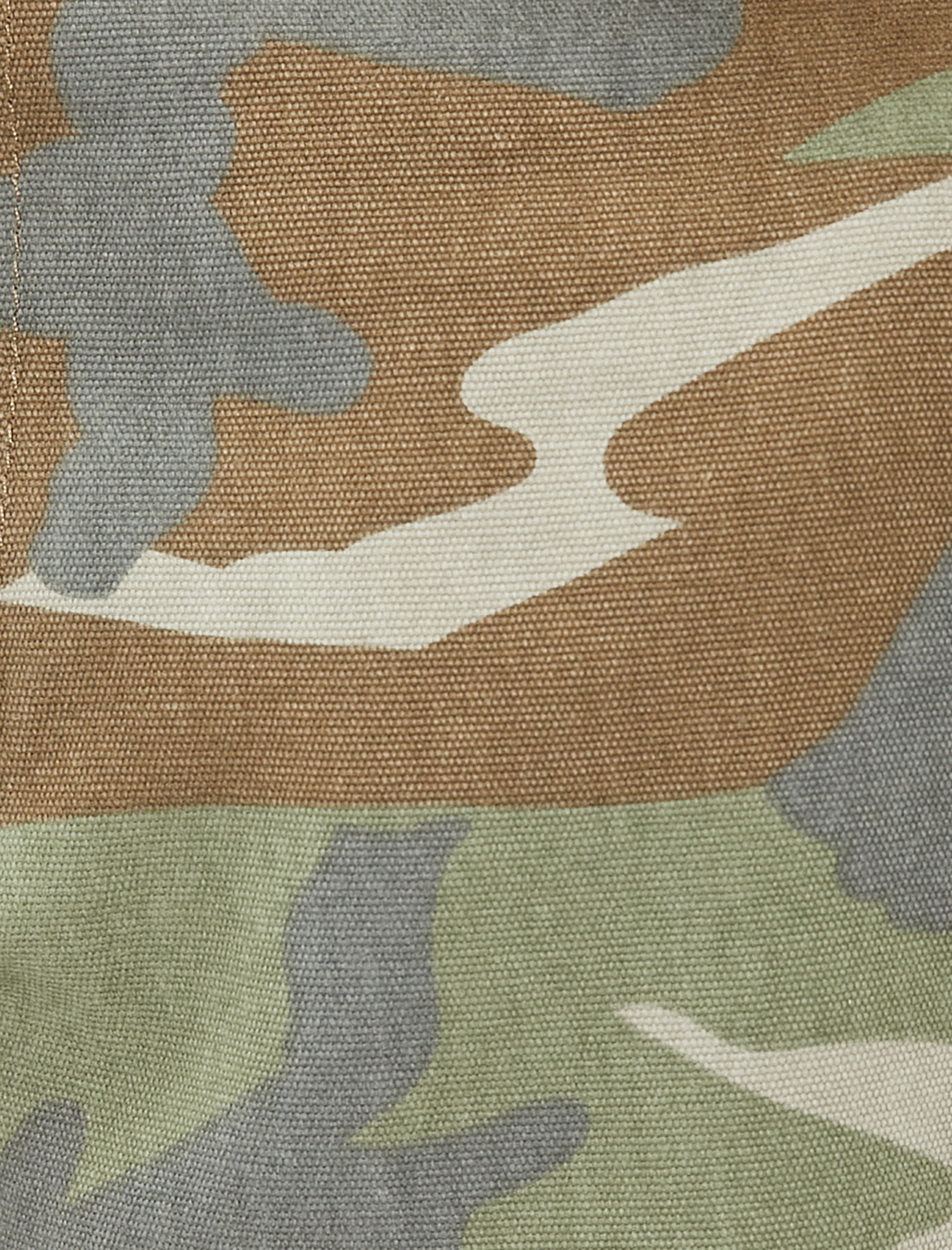   Kamuflaj Pantolon Kargo Cepli Düğmeli Pamuklu