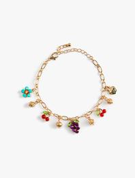 Zincir Bileklik Charm Detaylı Sallantılı