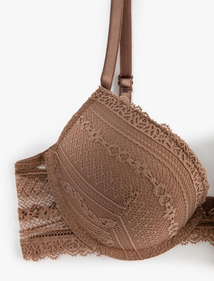  Destekli Sütyen Ekstra Dolgulu Balenli Kaplı