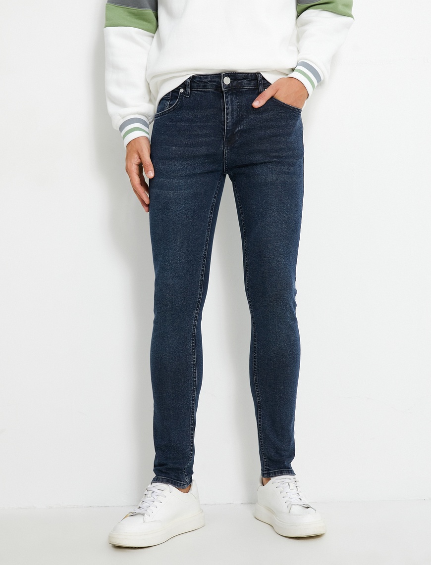   Skinny Fit Kot Pantolon - Michael Jean