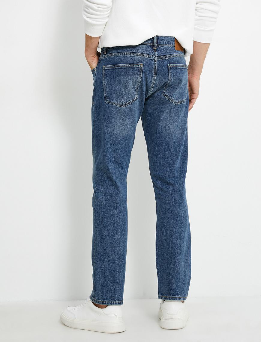   Slim Fit Kot Pantolon - Brad Jean