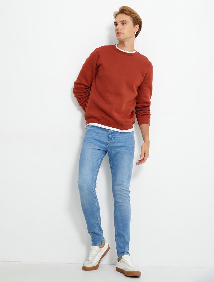  Skinny Fit Kot Pantolon - Michael Jean