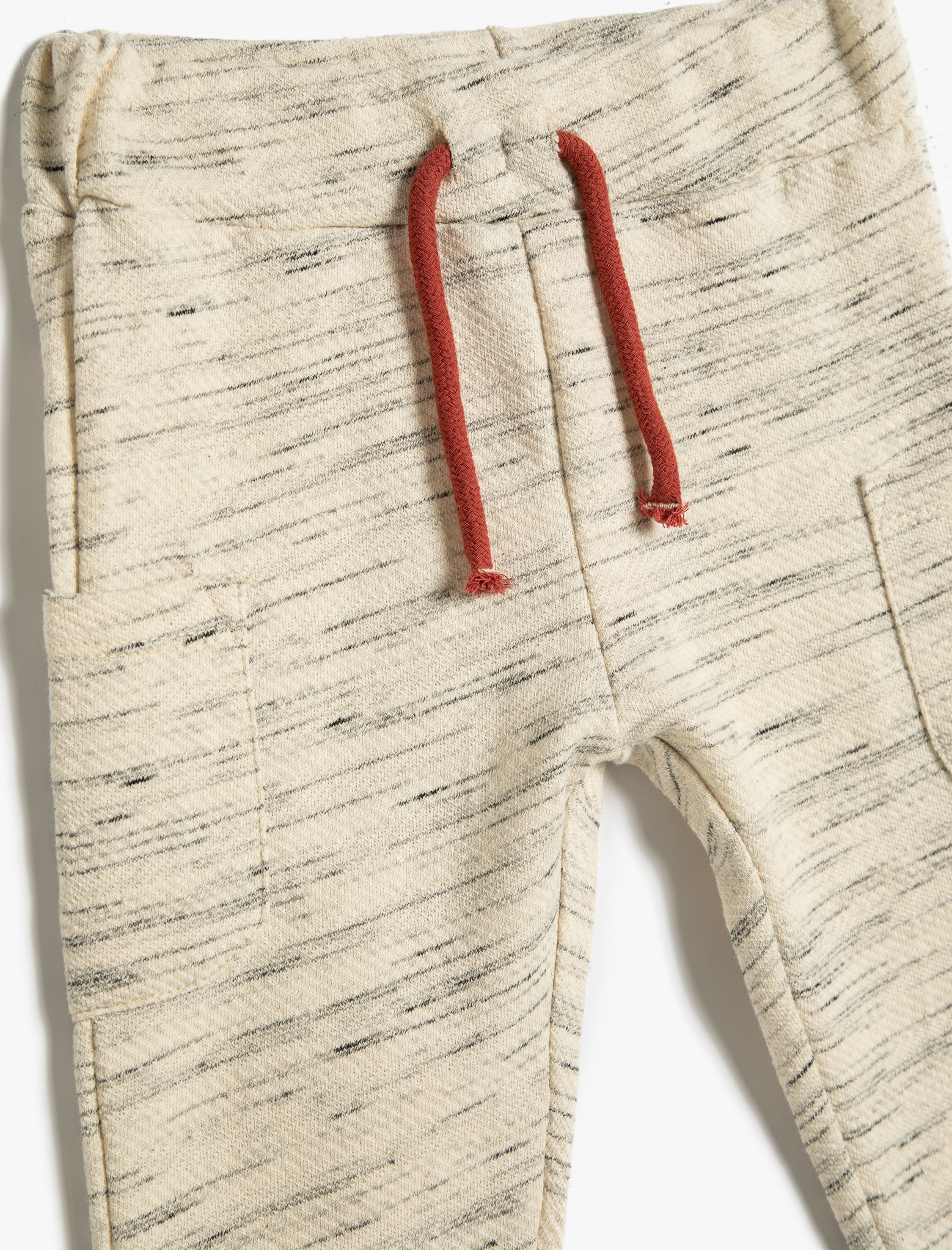  Erkek Bebek Jogger Eşofman Altı Beli Bağlamalı Cep Detaylı Pamuklu