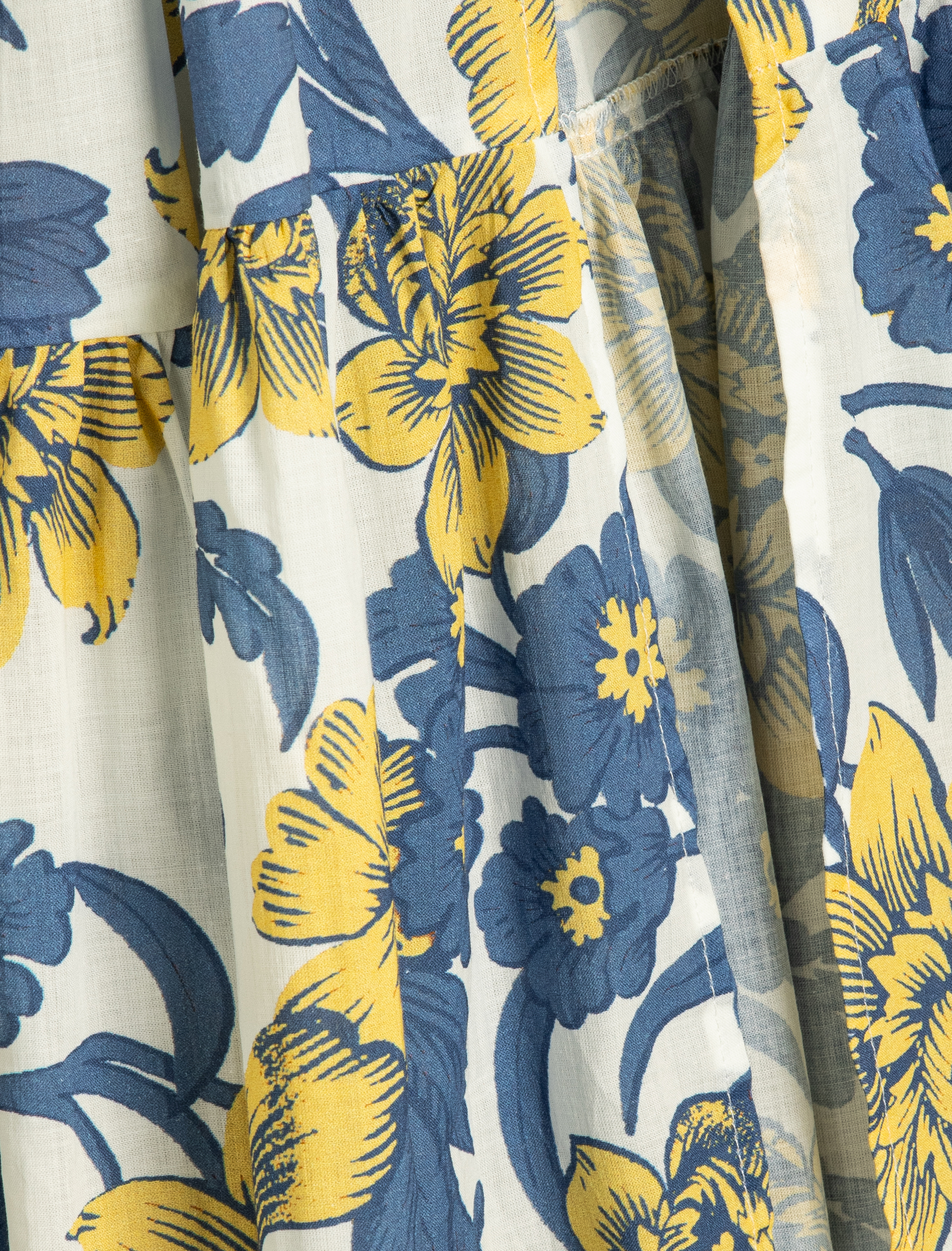   Koton X Melis Ağazat - Midi Çiçekli Etek Yırtmaç Detaylı Katlı