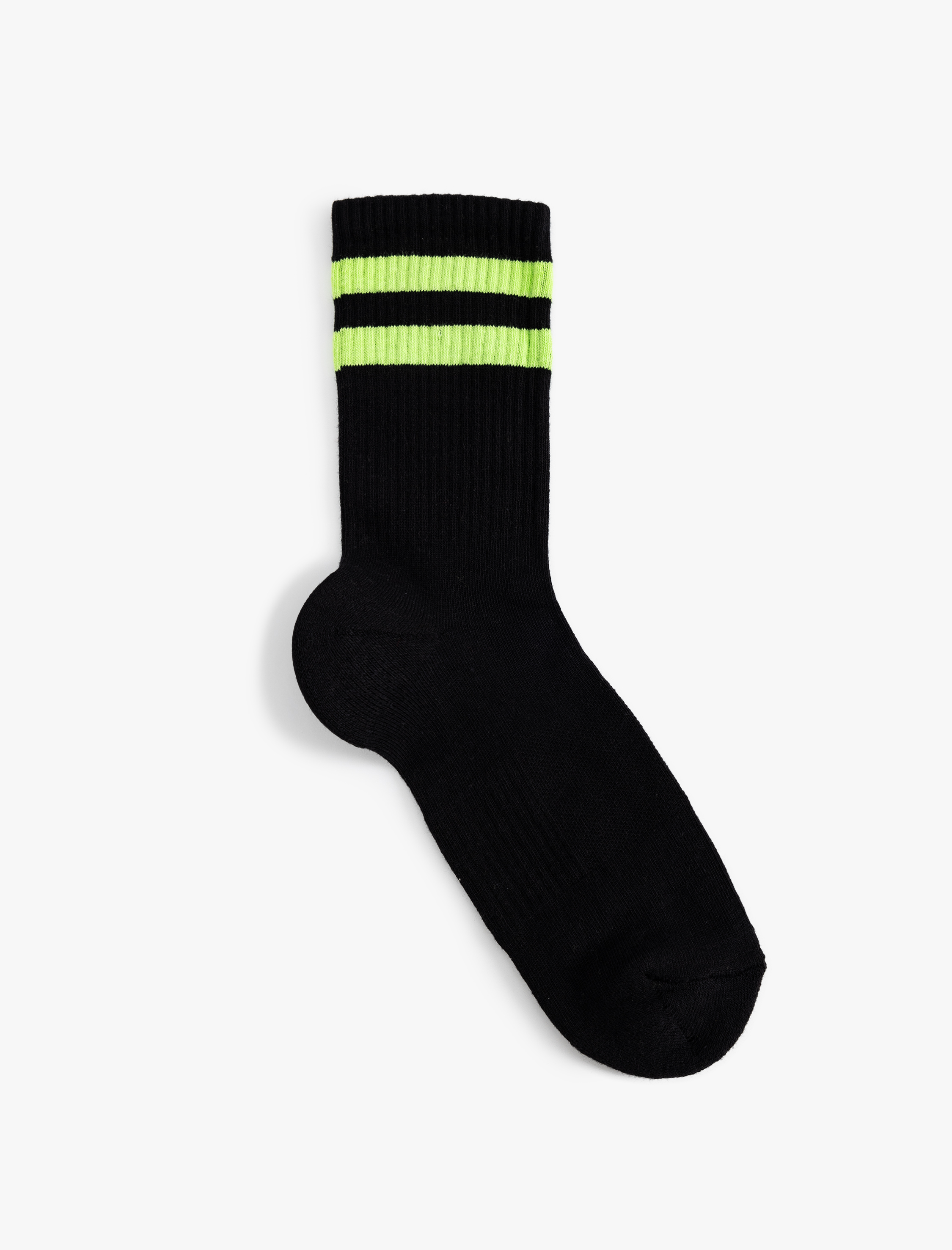  Kadın Havlu Çorap Soket Şerit Desenli