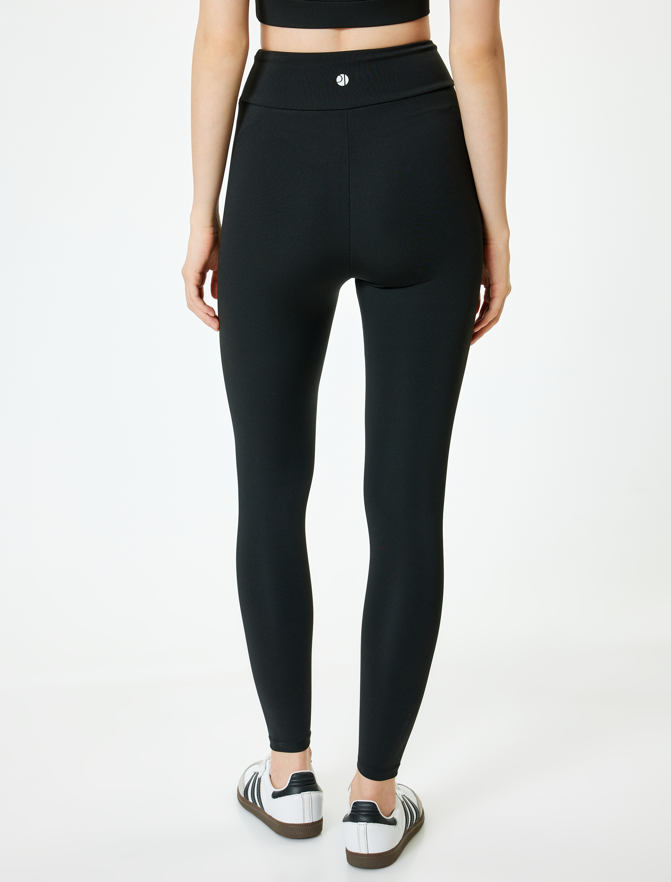   Basic Spor Tayt Yüksek Bel Dar Kalıp İnterlok