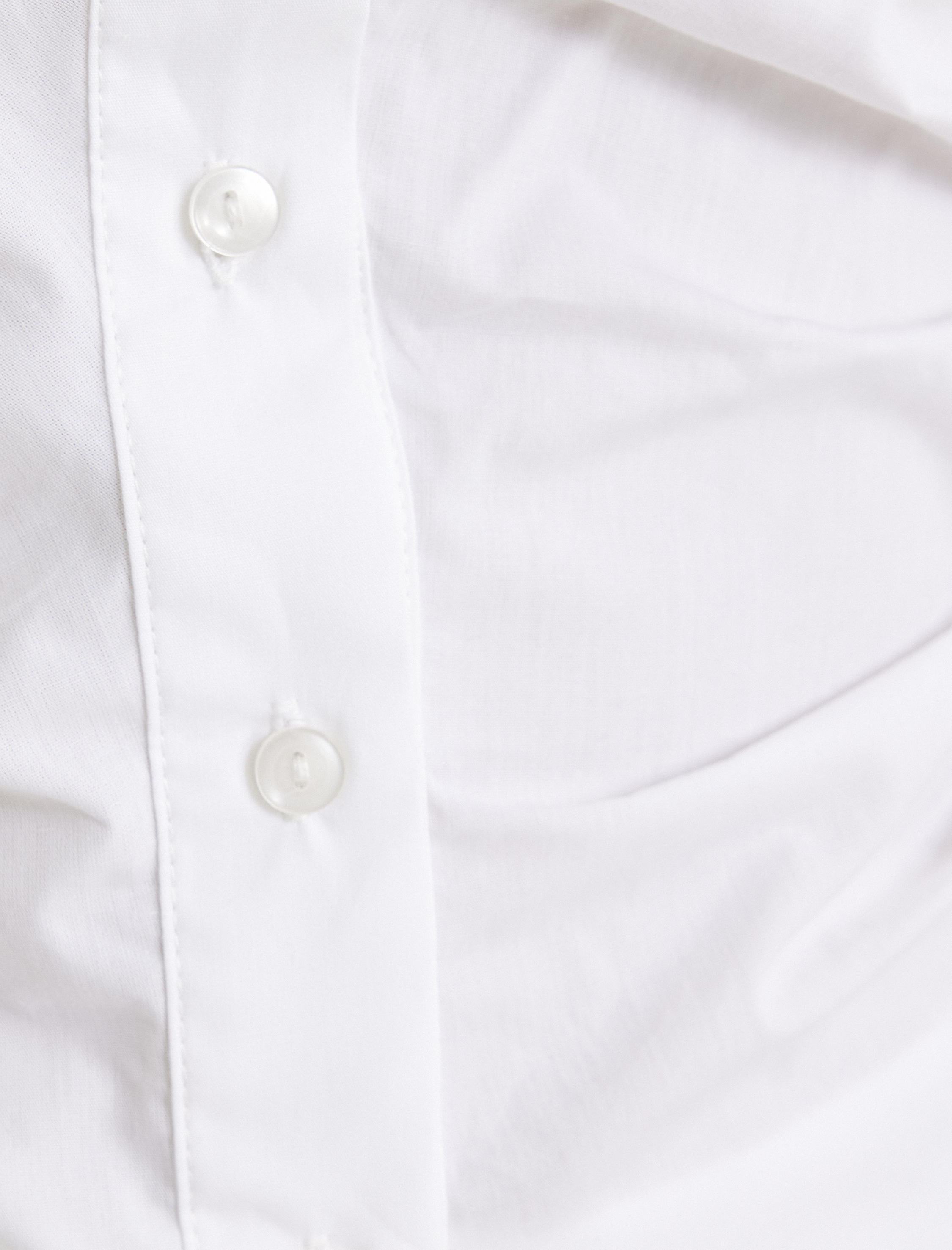   Poplin Straplez Üst Kat Detaylı Düğmeli Pamuklu Slim Fit