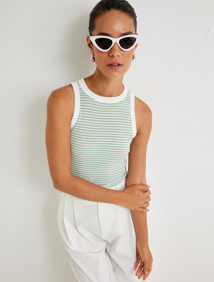  Koton X Sima Tarkan - Halter Yaka Atlet Biyeli Skinny