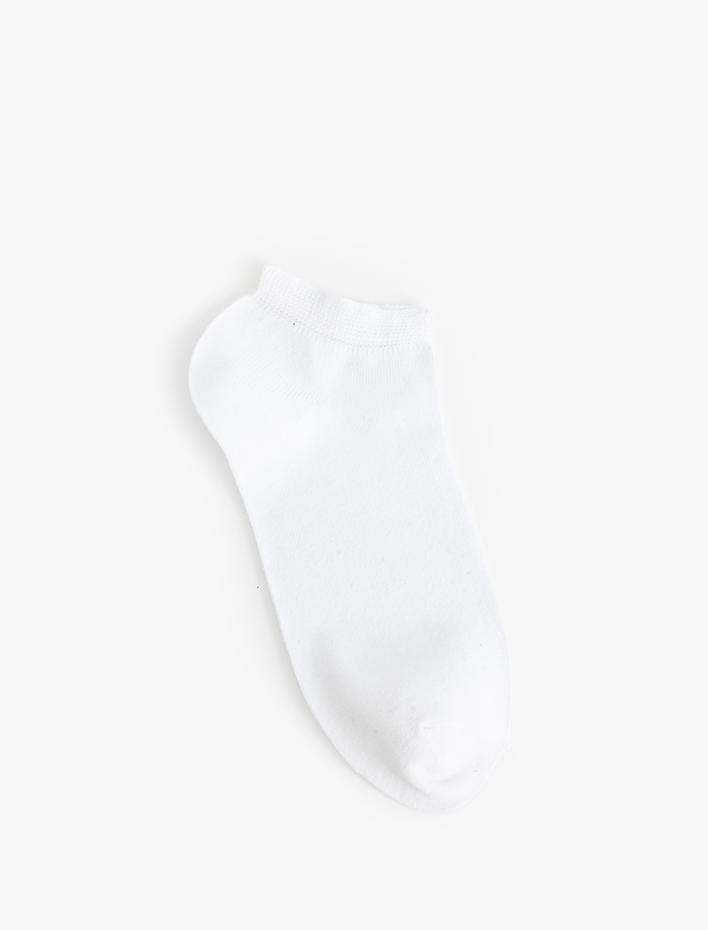 Erkek 10'lu Patik Çorap Seti Pamuk Karışımlı