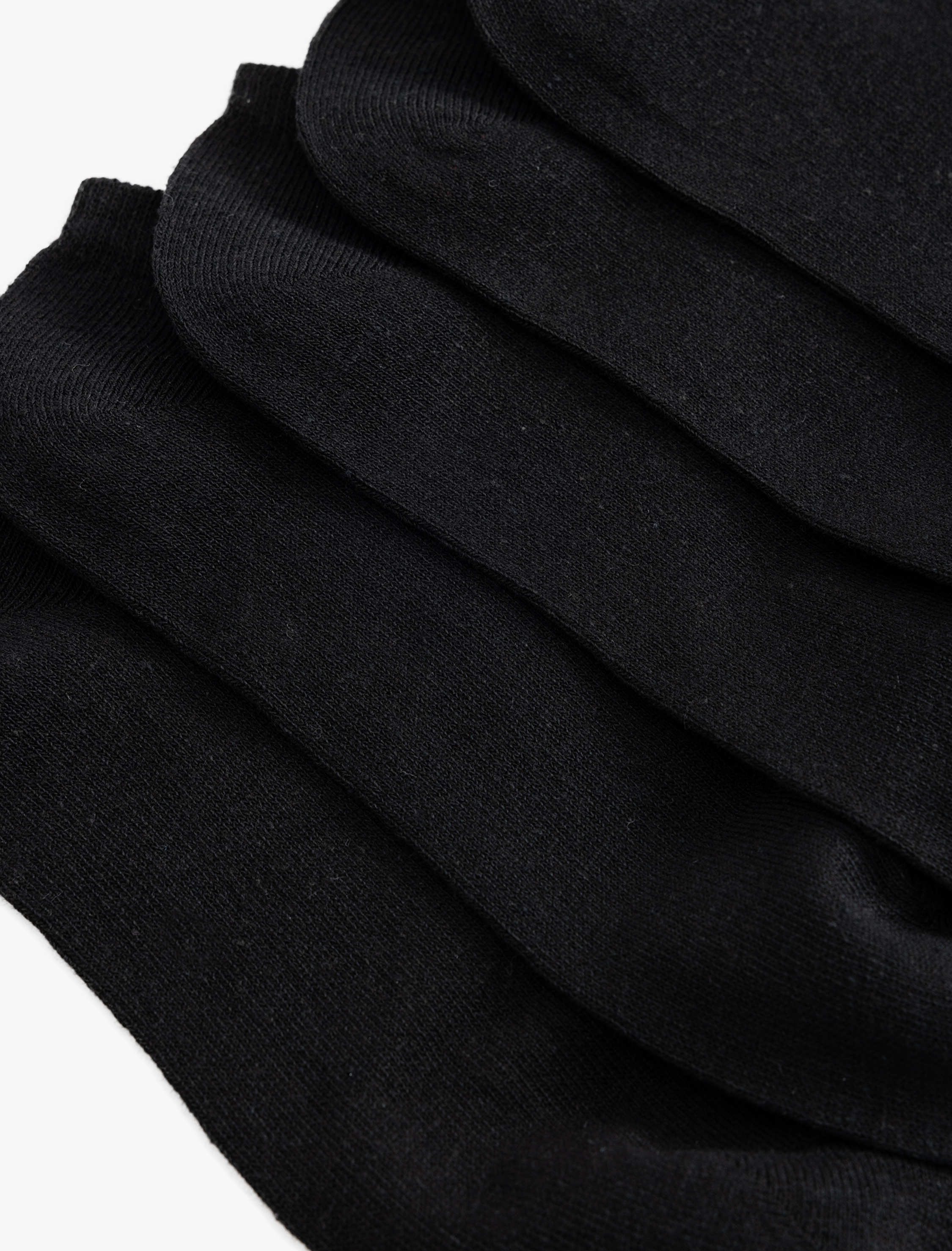  Kadın 5'li Patik Çorap Seti Çok Renkli Basic