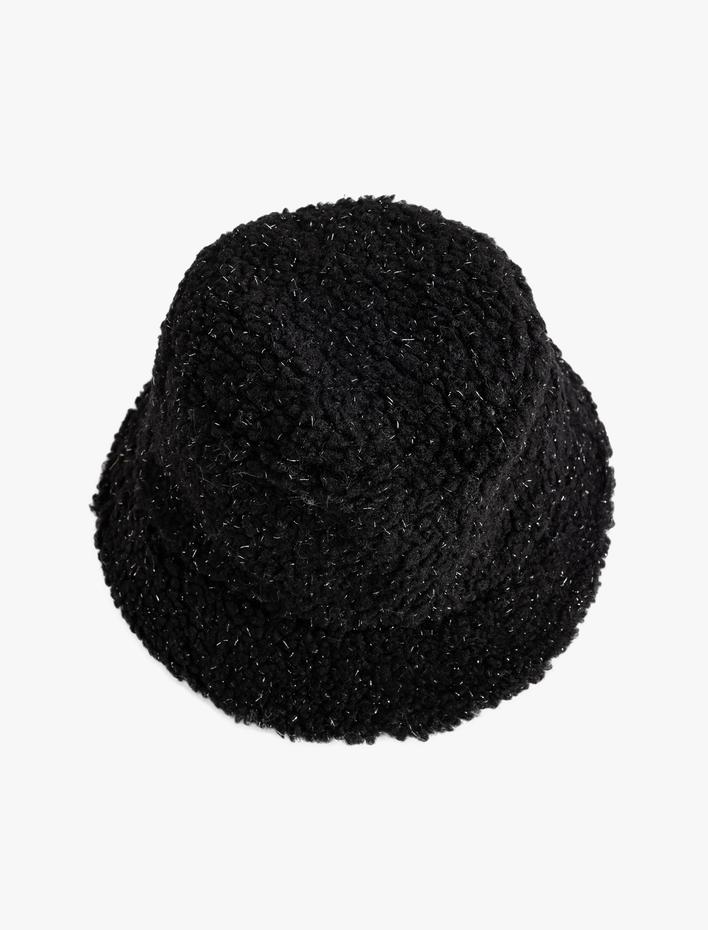 Kadın Peluş Bucket Şapka