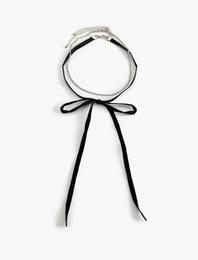 Fiyonklu Zincir Choker Kolye