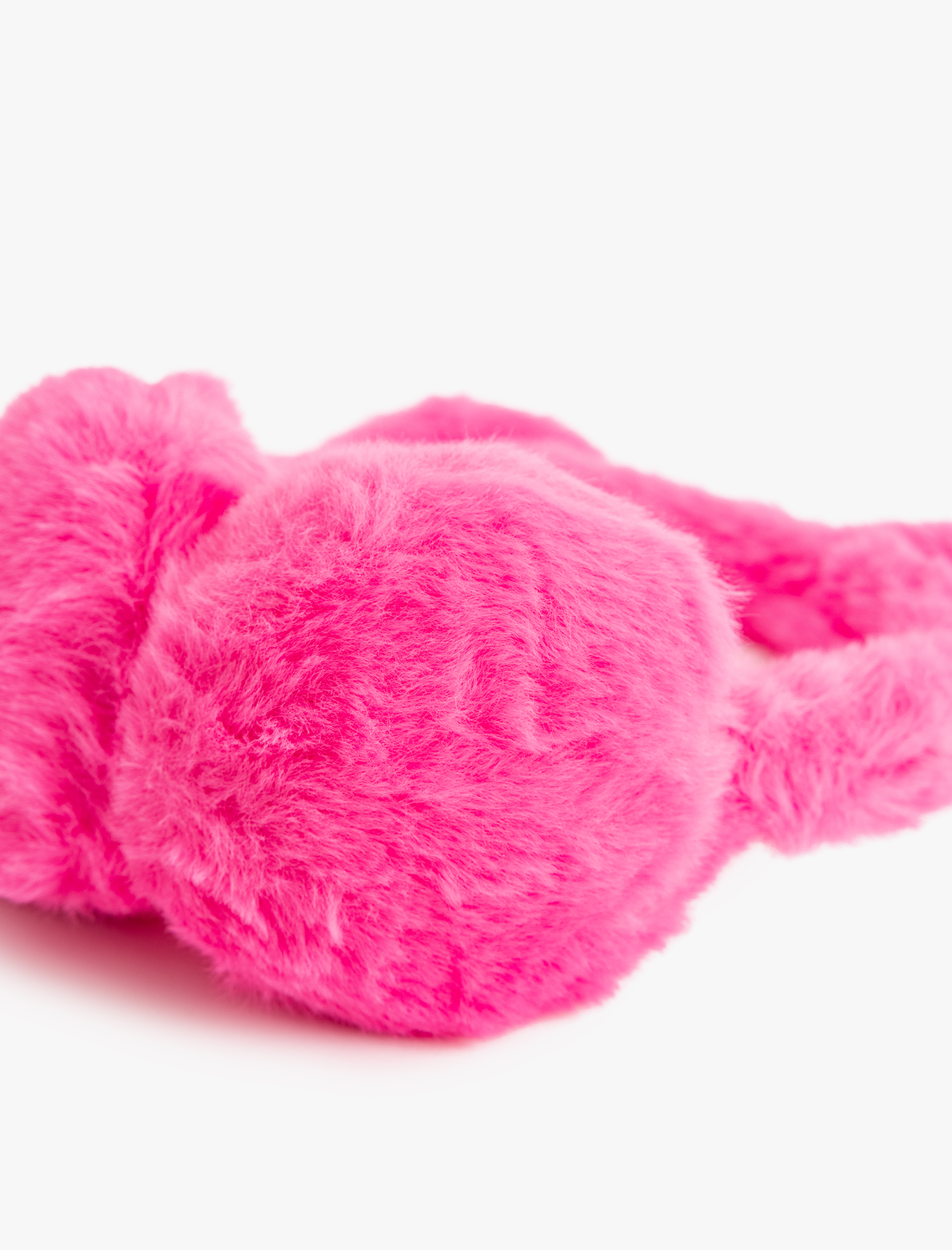  Kız Çocuk Peluş Kulaklık Kulak Aplikeli