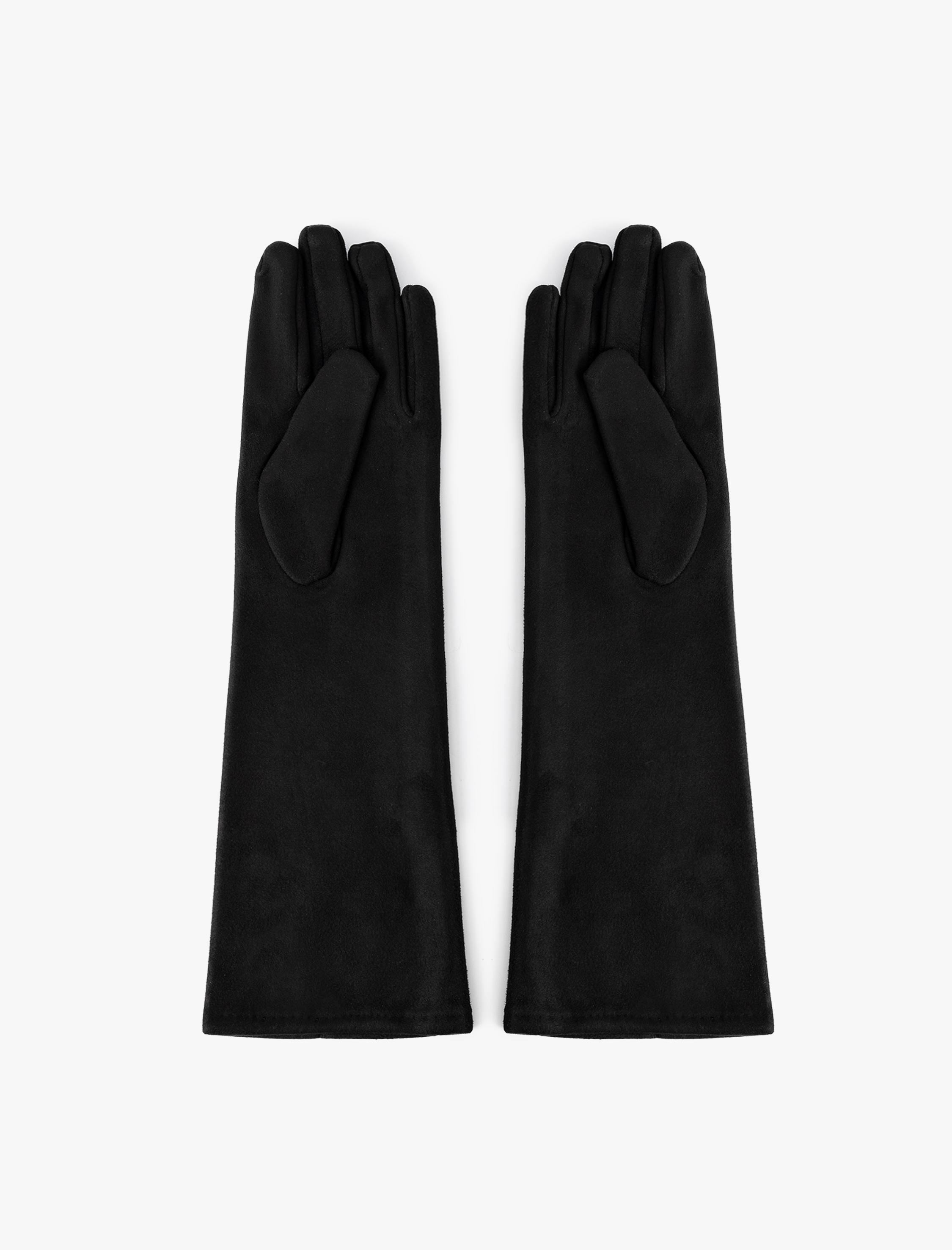  Kadın Uzun Eldiven Süet Görünümlü