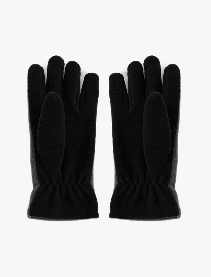 Erkek Polar Eldiven İki Renkli