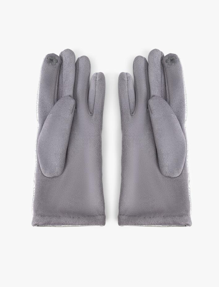 Kadın Parlak Şişme Eldiven